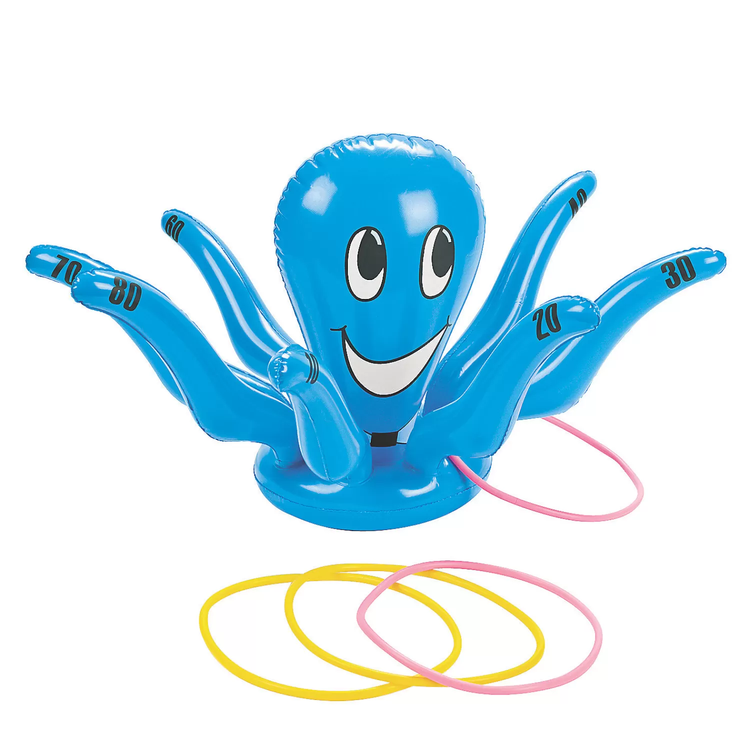 Oriental Trading Inflatable Toys*Inflatable Smiling Octopus Ring Toss Game