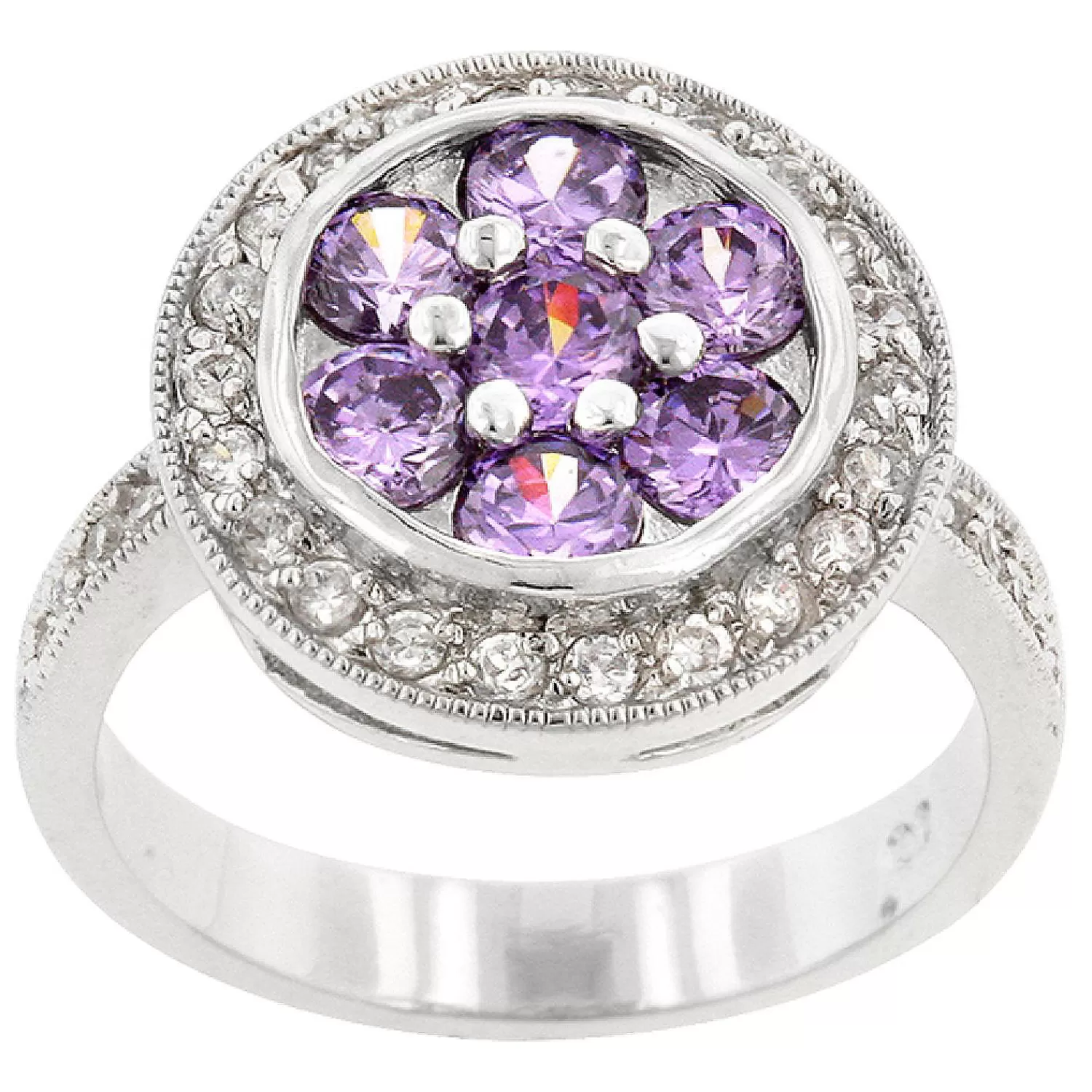 Oriental Trading Rings*J Goodin Lavender Lily Ring Size 5