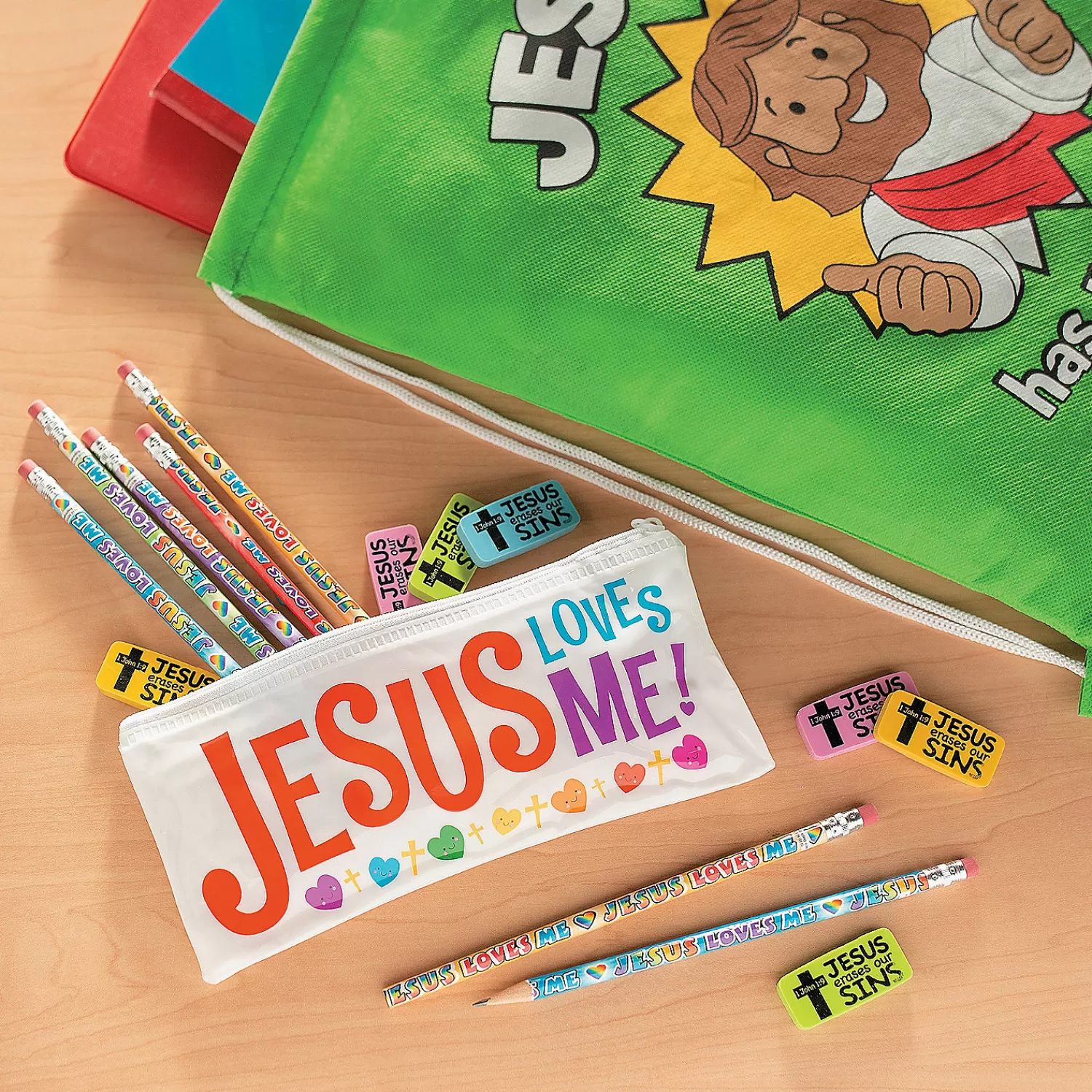 Oriental Trading Pencils*Jesus Loves Me Pencils - 24 Pc.