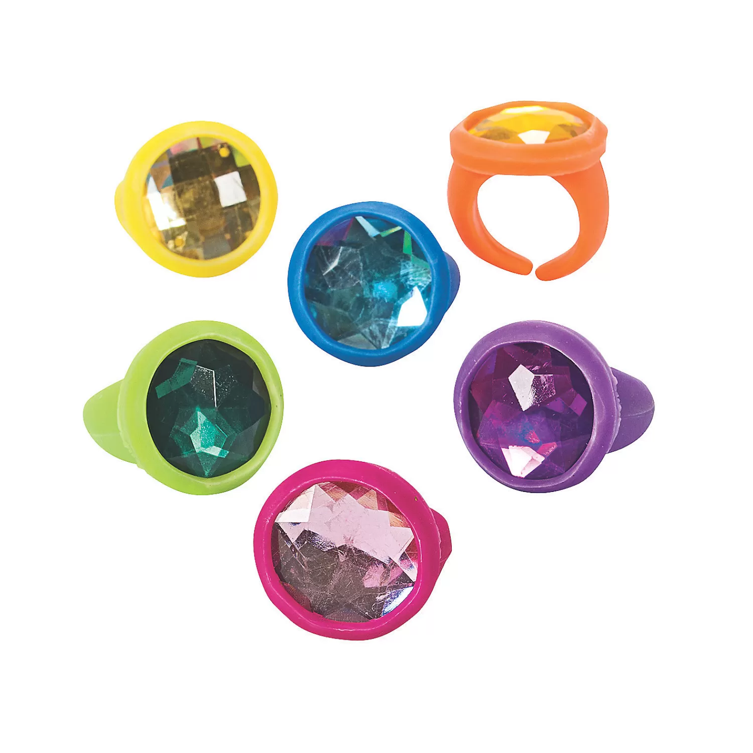 Oriental Trading Rings*Jewel Rings - 24 Pc.