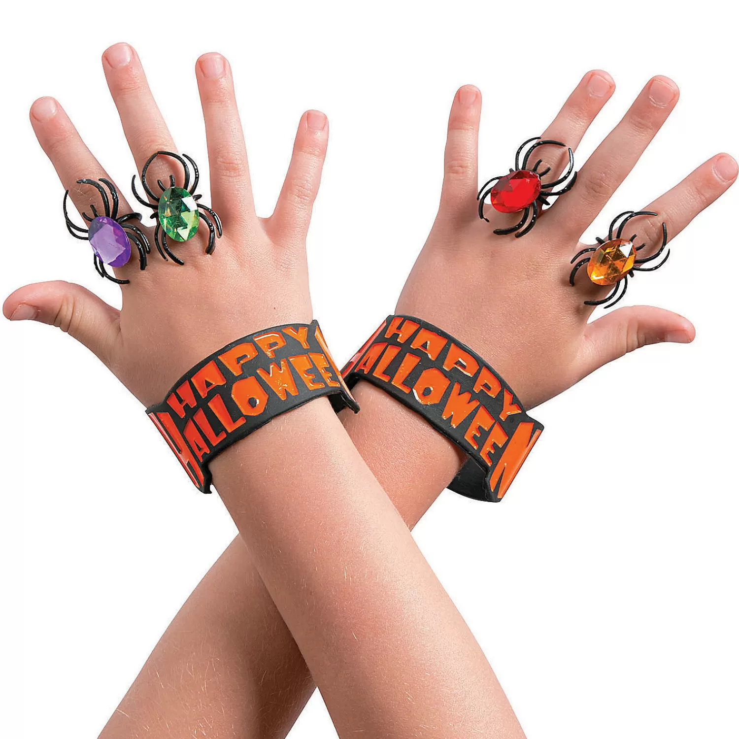 Oriental Trading Rings*Jewel Spider Rings - 24 Pc.