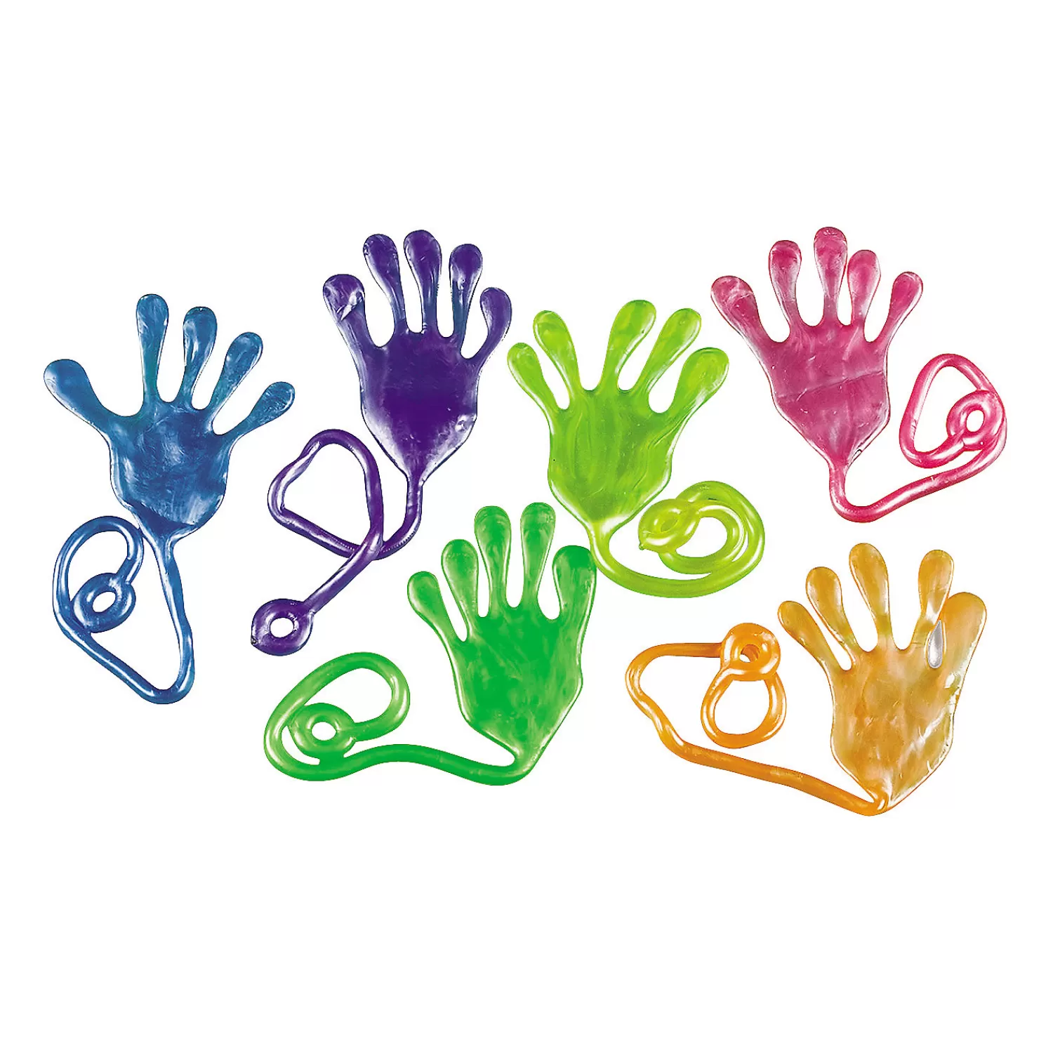 Oriental Trading Fidget Toys & Spinners*Jumbo Pearlized Sticky Hands - 12 Pc.