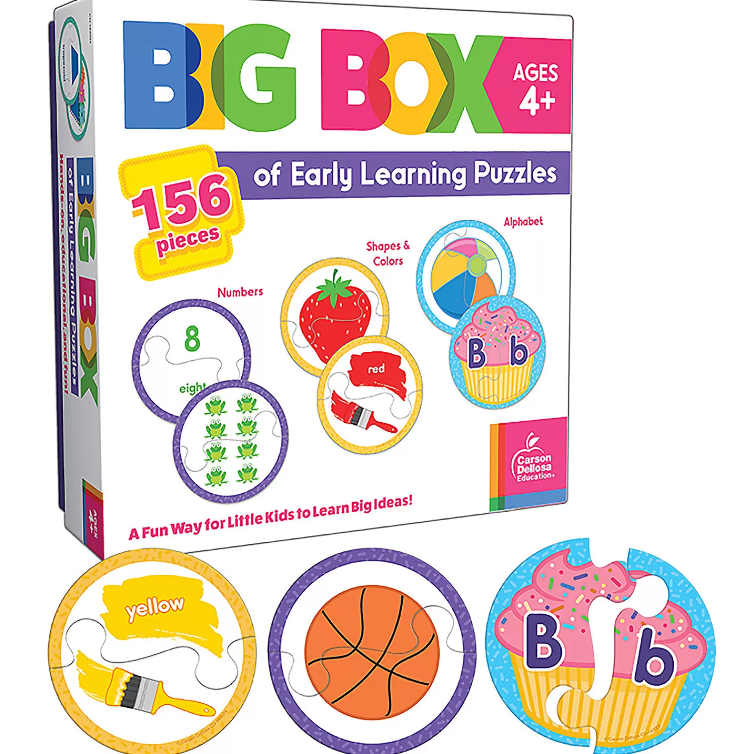 Oriental Trading Puzzles*Key Education Publishing Big Box Of Early Learning Puzzles