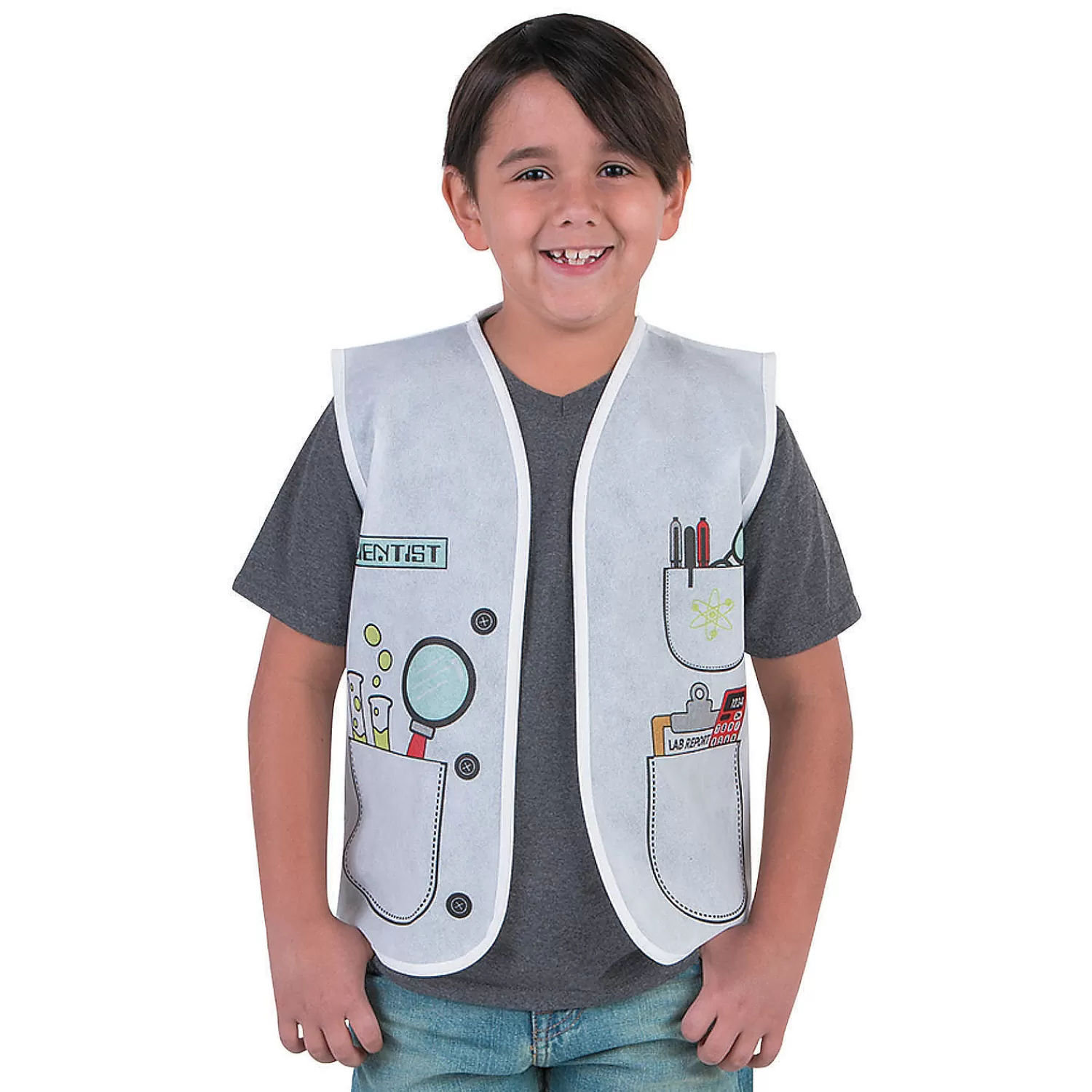 Oriental Trading Pretend Play*Kid's Scientist Vest