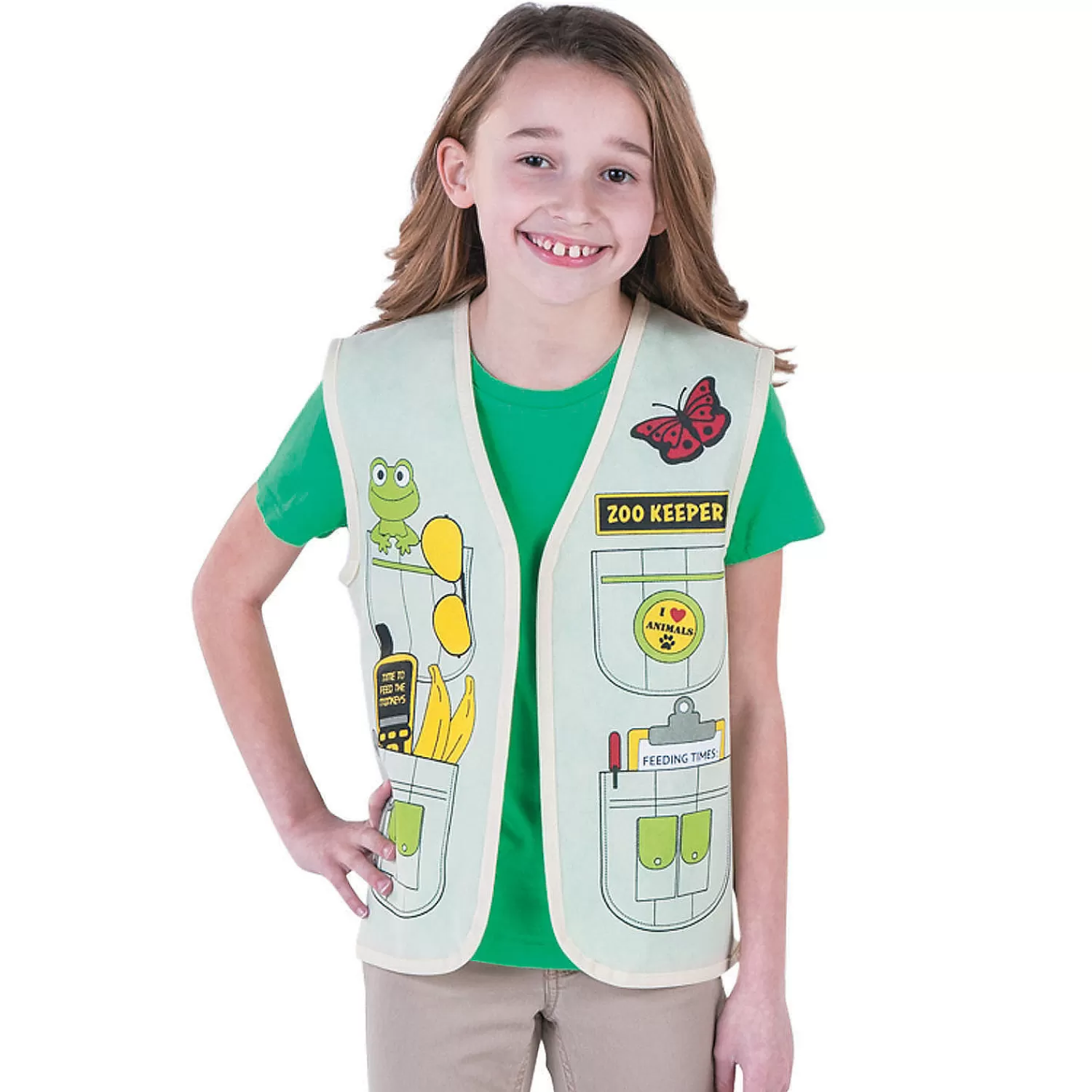 Oriental Trading Pretend Play*Kid's Zoo Keeper Vest