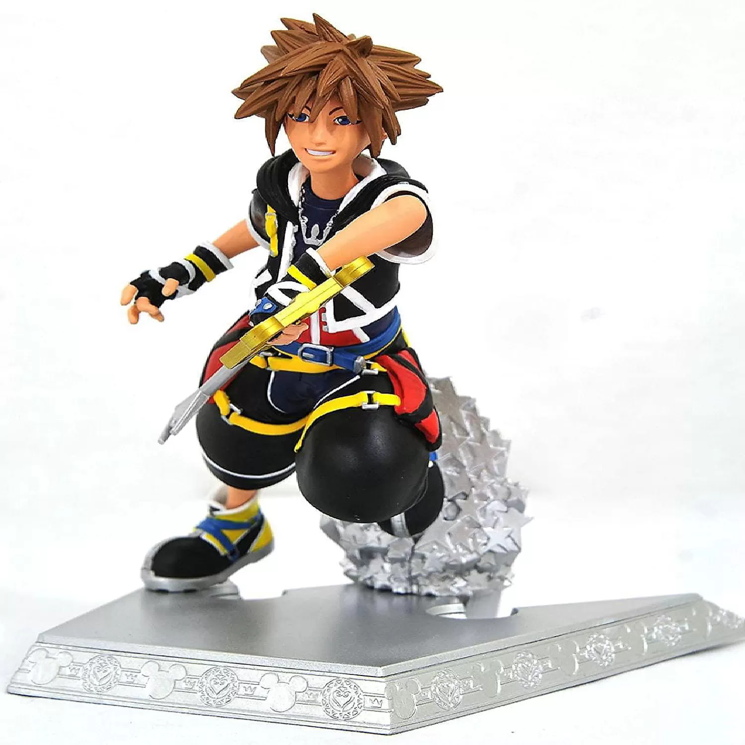 Oriental Trading Character Toys*Kingdom Hearts Gallery 7 Inch Pvc Statue Sora