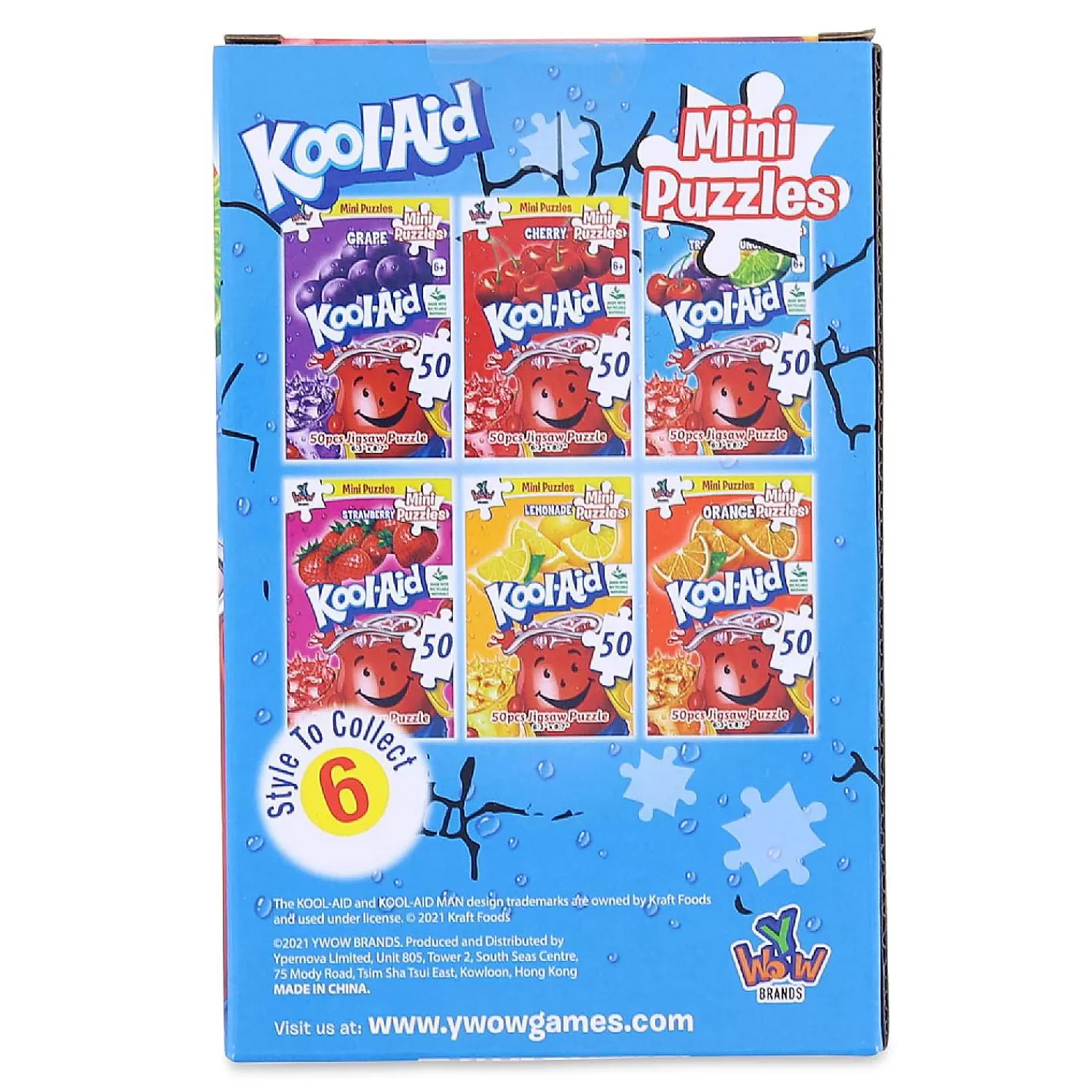 Oriental Trading Puzzles*Kool-Aid 50 Piece Mini Jigsaw Puzzle Tropical Punch