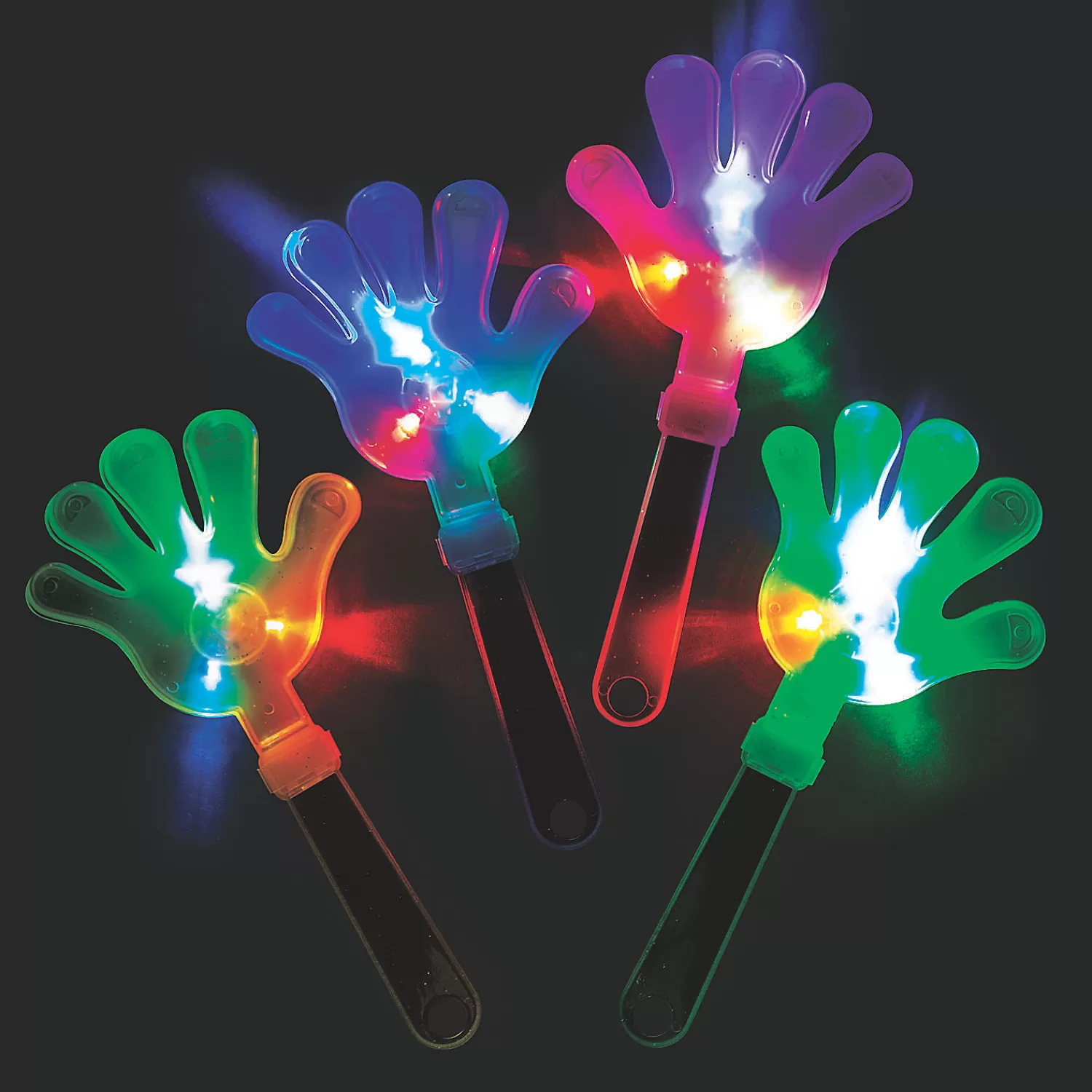 Oriental Trading Noisemakers*Large Light-Up Hand Clappers - 12 Pc.