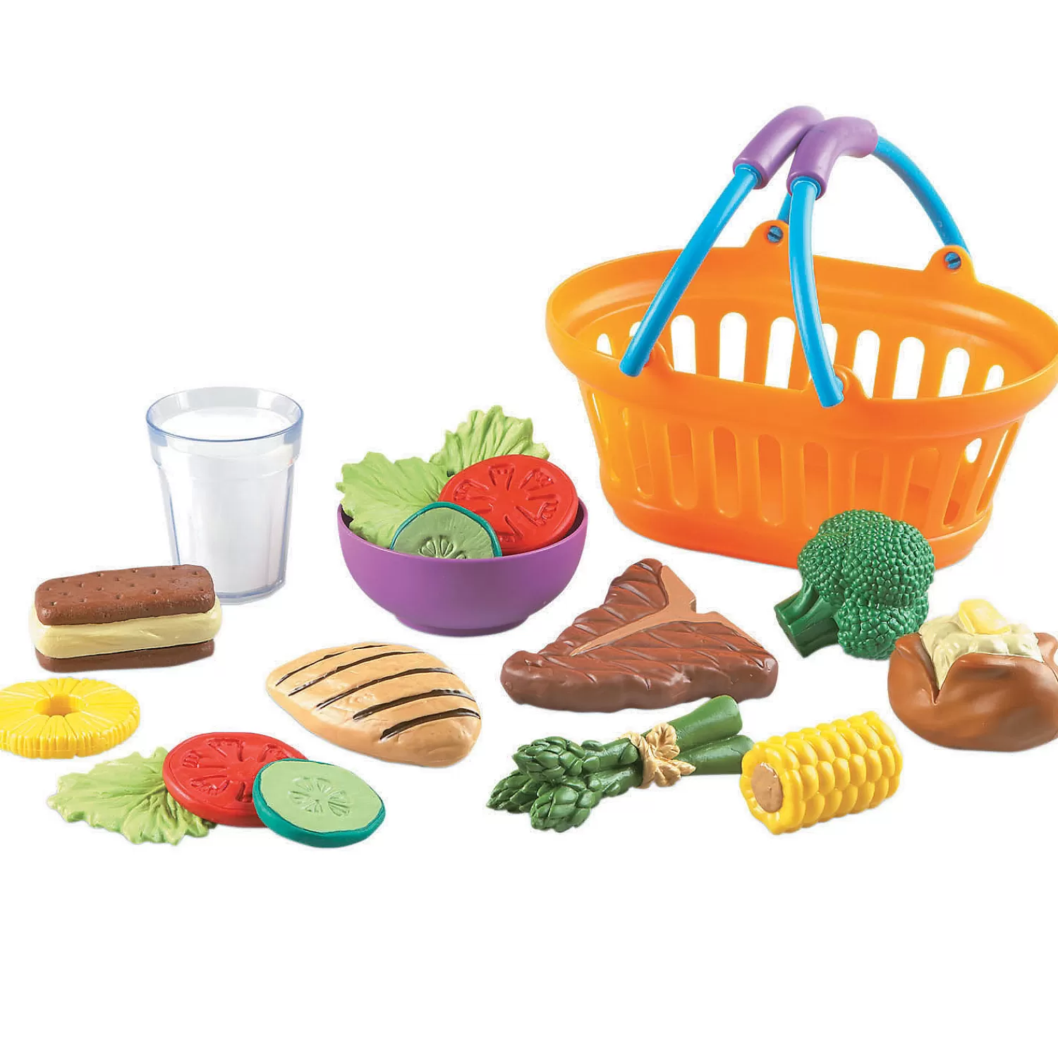 Oriental Trading Pretend Play*Learning Resources New Sprouts - Play Dinner Basket