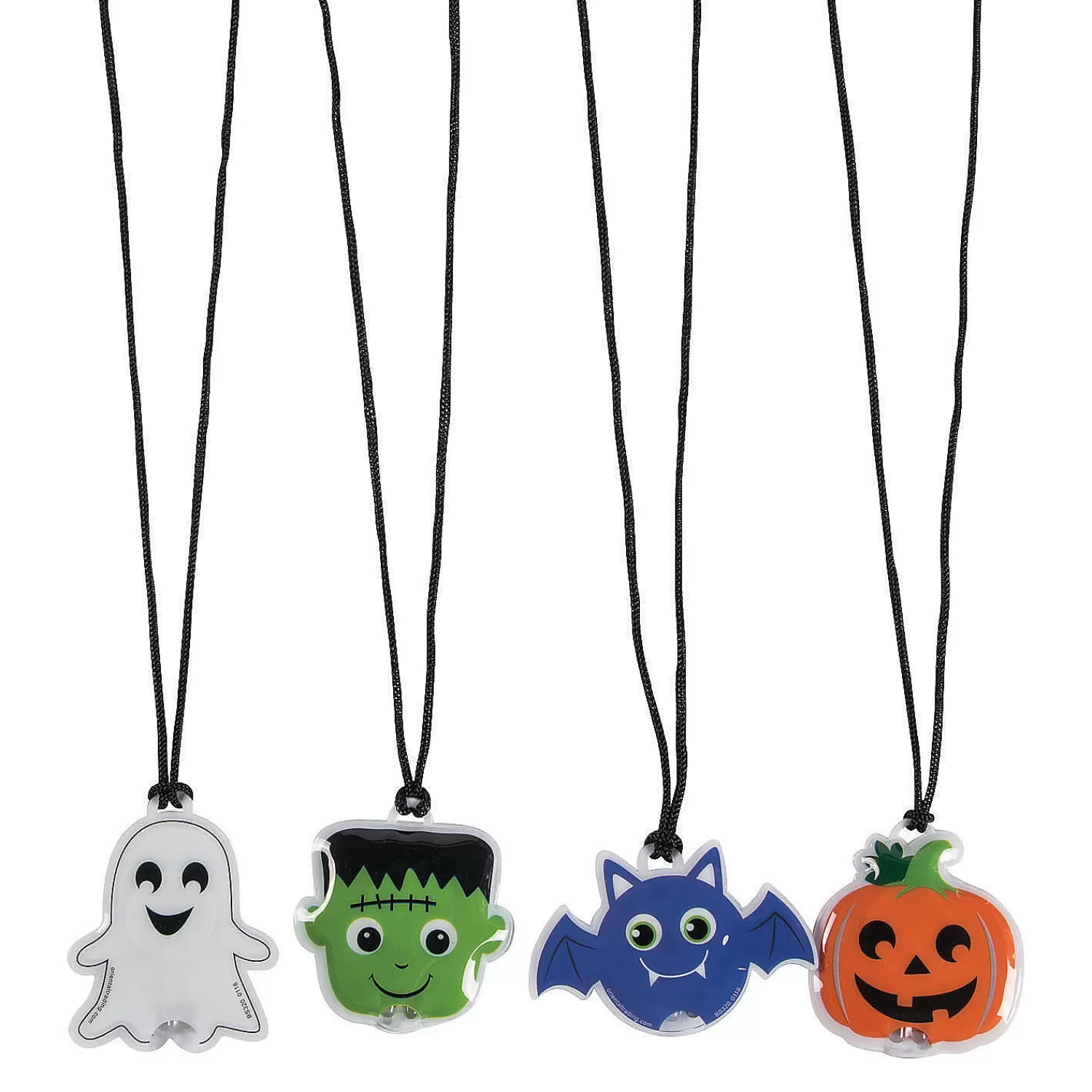 Oriental Trading Light Up & Flashing Toys*Light-Up Halloween Character Necklaces - 12 Pc.