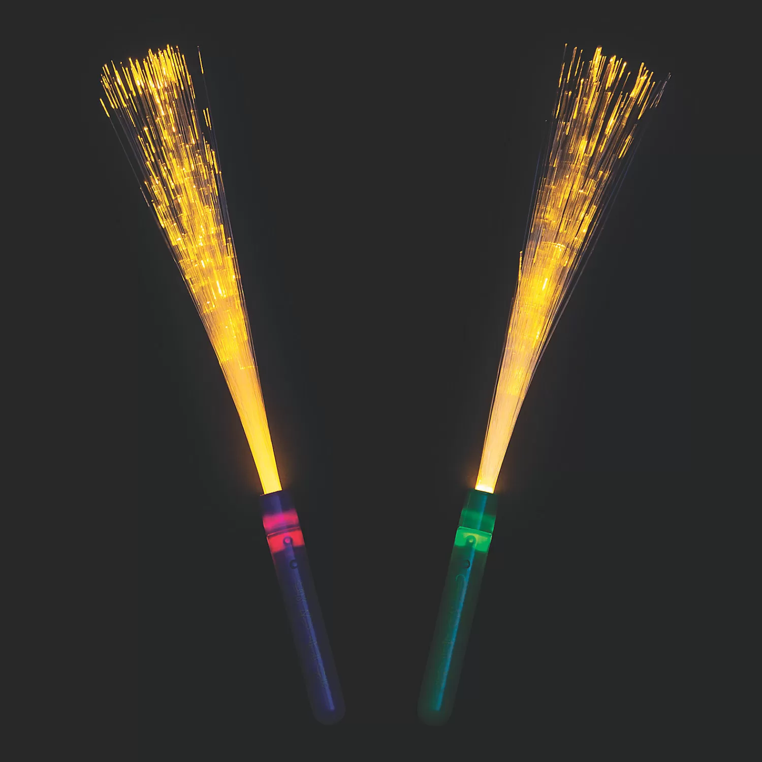 Oriental Trading Light Up & Flashing Toys*Mardi Gras Fiber Optic Light-Up Wands - 12 Pc.