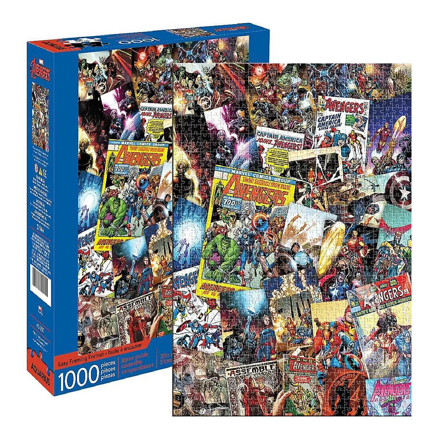 Oriental Trading Puzzles*Marvel Avengers Comic Collage 1000 Piece Jigsaw Puzzle