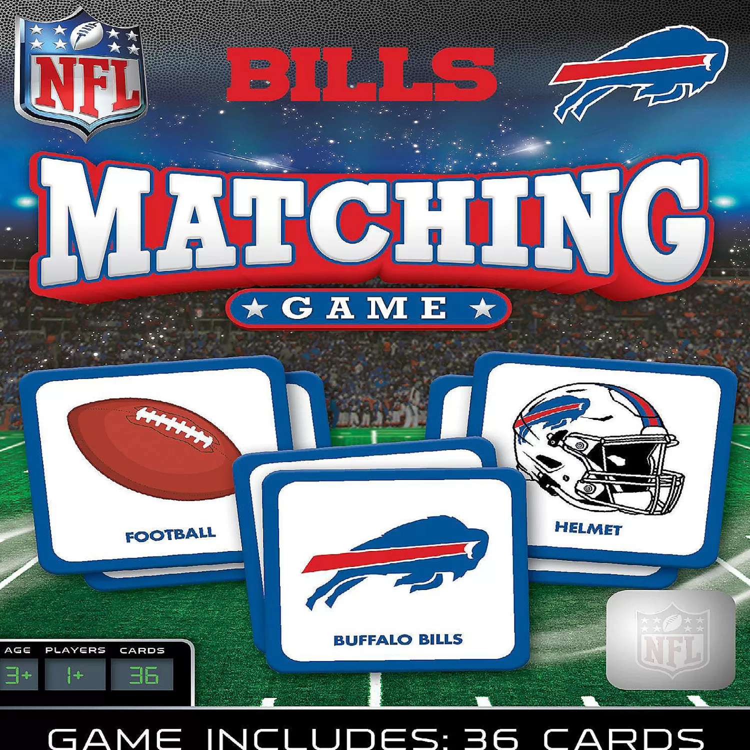 Oriental Trading Playing Cards*Masterpieces Buffalo Bills Matching Game