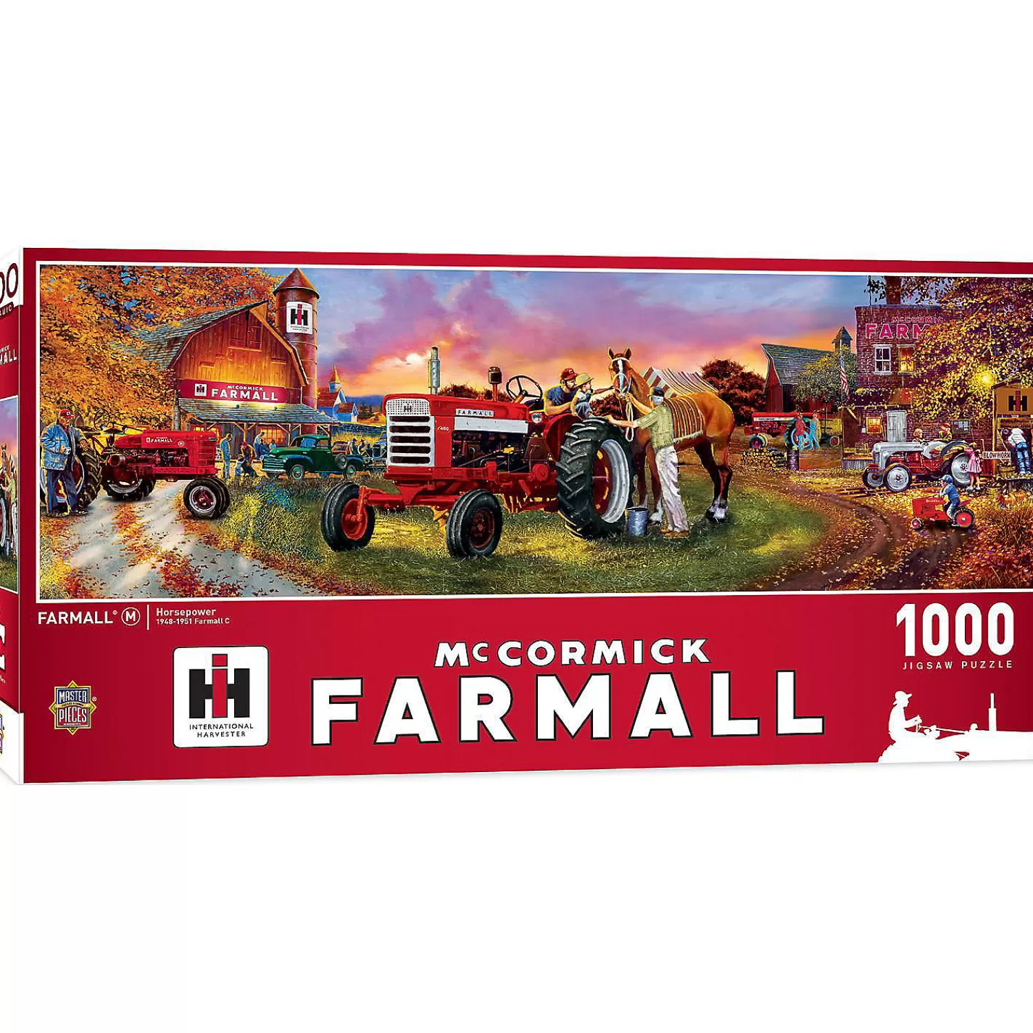 Oriental Trading Puzzles*Masterpieces Farmall Horse Power Panoramic 1000 Piece