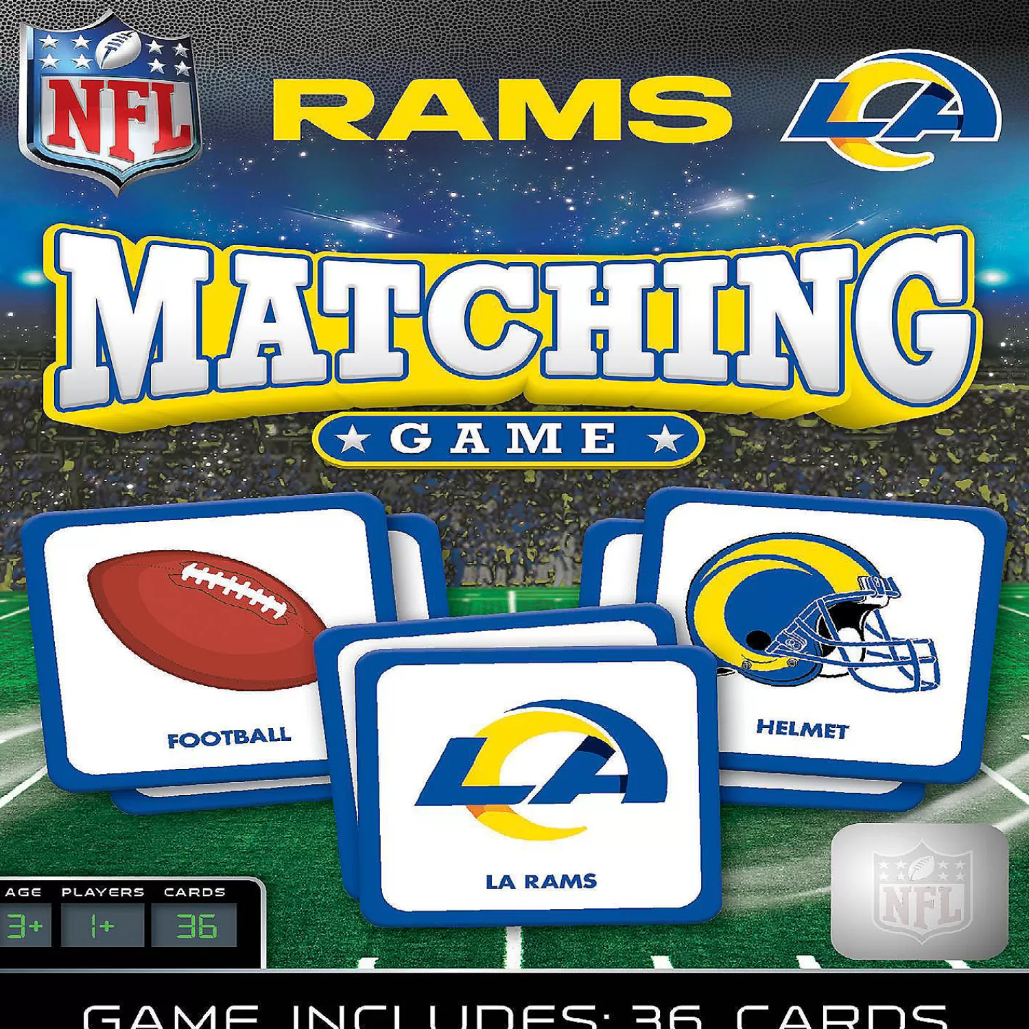 Oriental Trading Playing Cards*Masterpieces Los Angeles Rams Matching Game