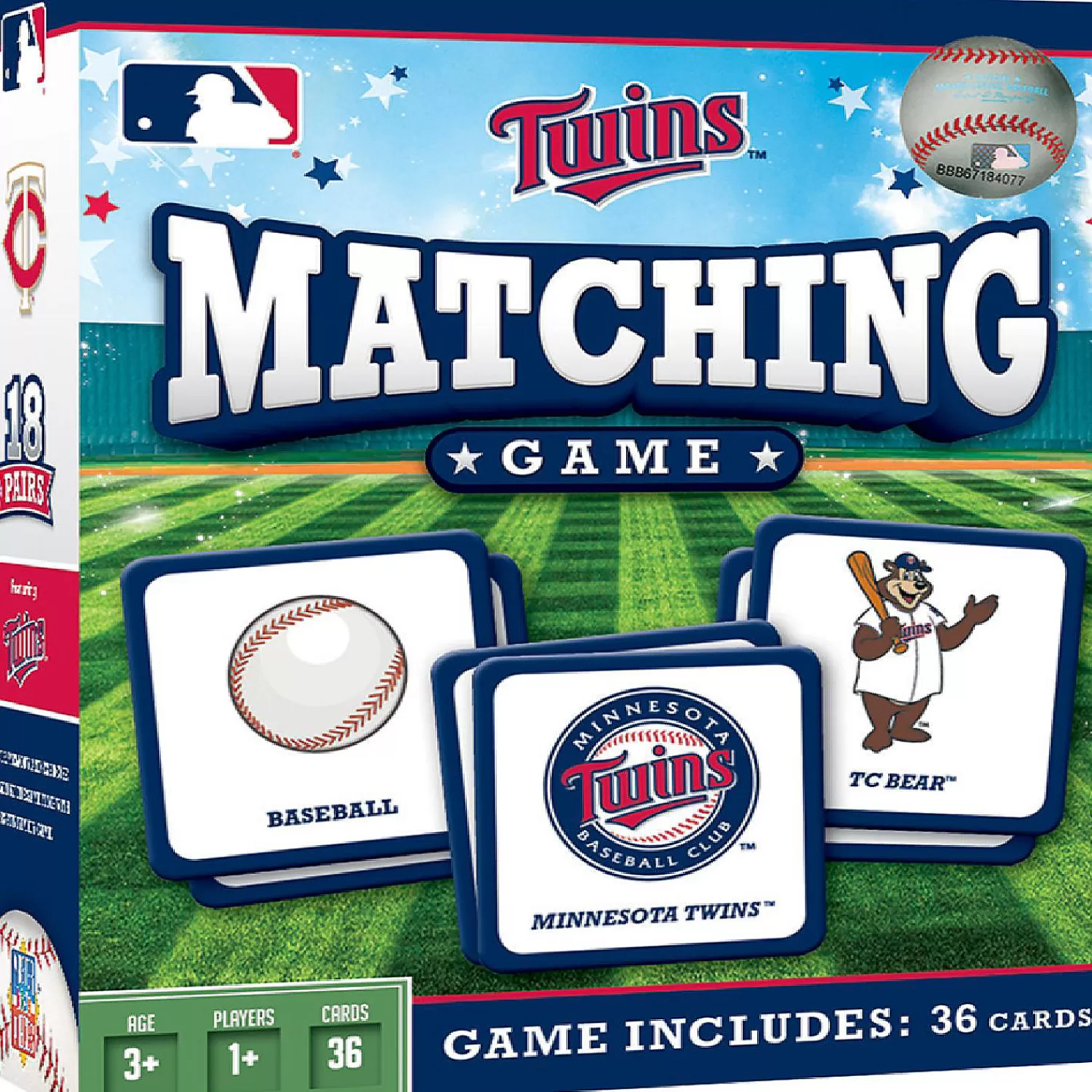 Oriental Trading Playing Cards*Masterpieces Minnesota Twins Matching Game