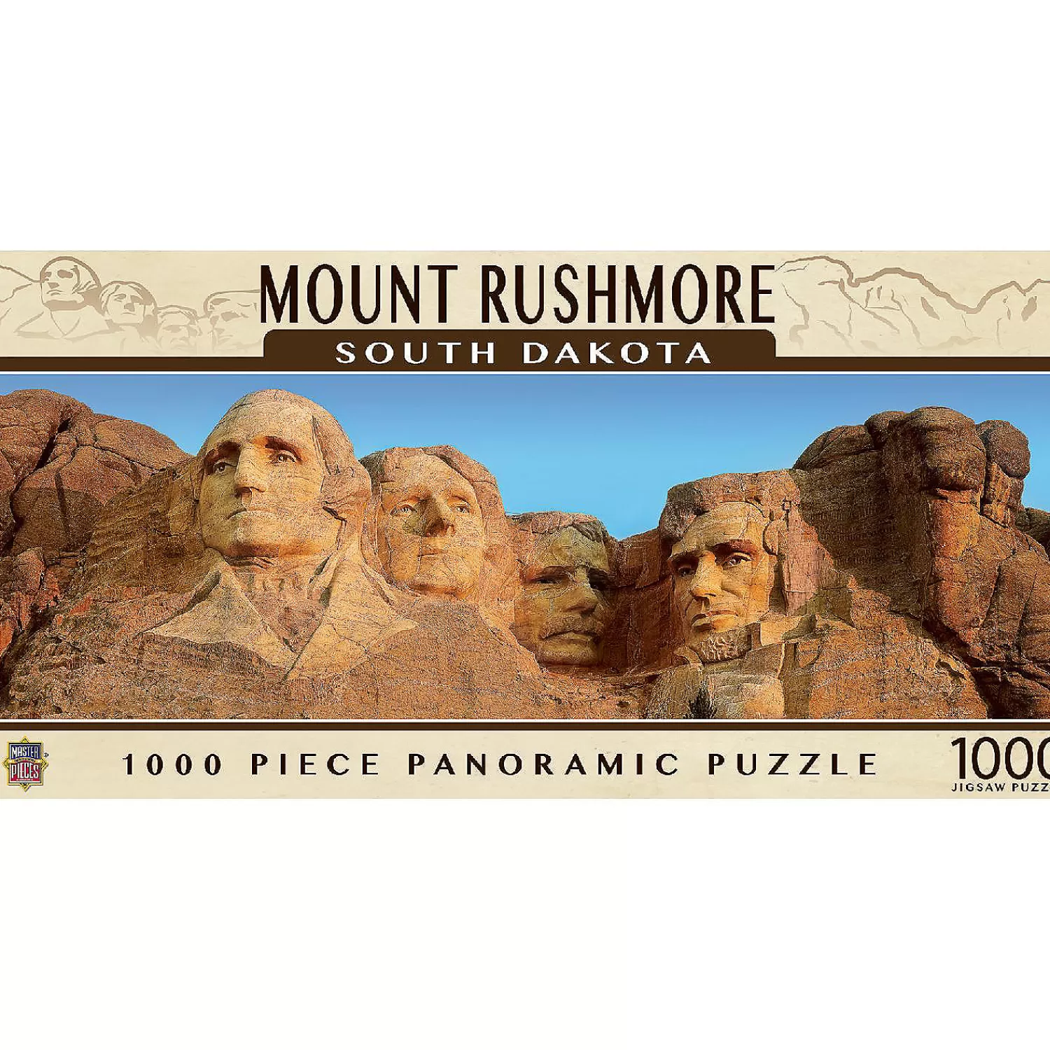 Oriental Trading Puzzles*Masterpieces Mount Rushmore Panoramic 1000 Piece