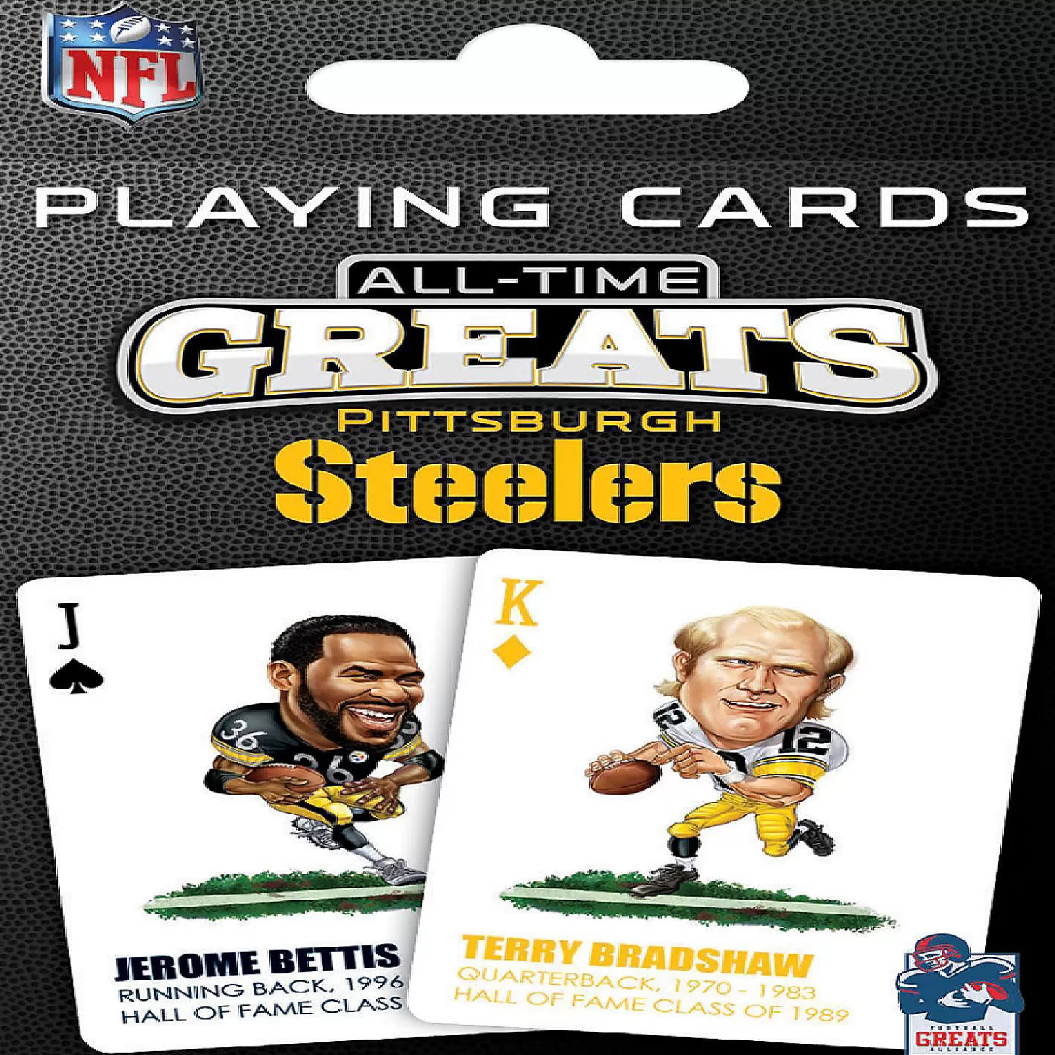 Oriental Trading Playing Cards*Masterpieces Pittsburgh Steelers All-Time Greats Playing Cards