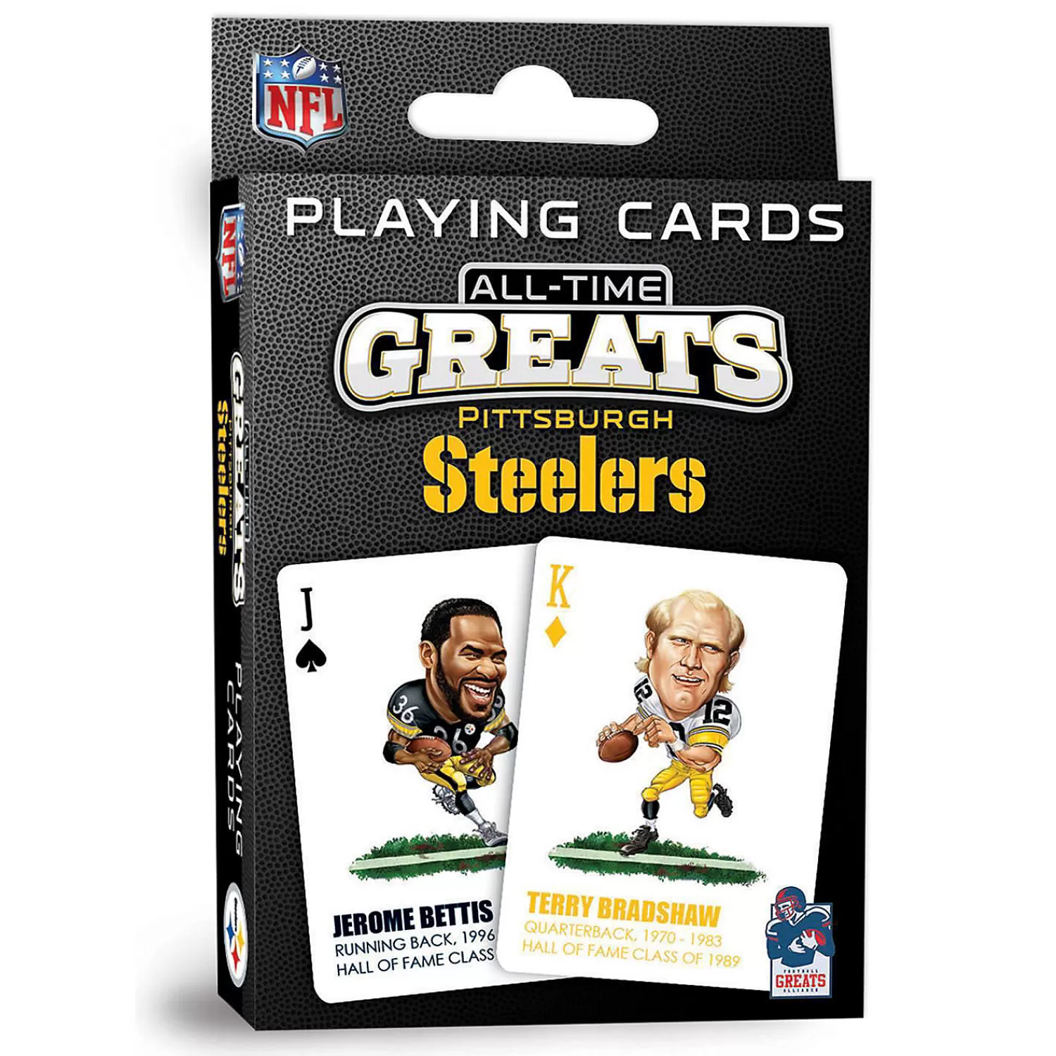 Oriental Trading Playing Cards*Masterpieces Pittsburgh Steelers All-Time Greats Playing Cards