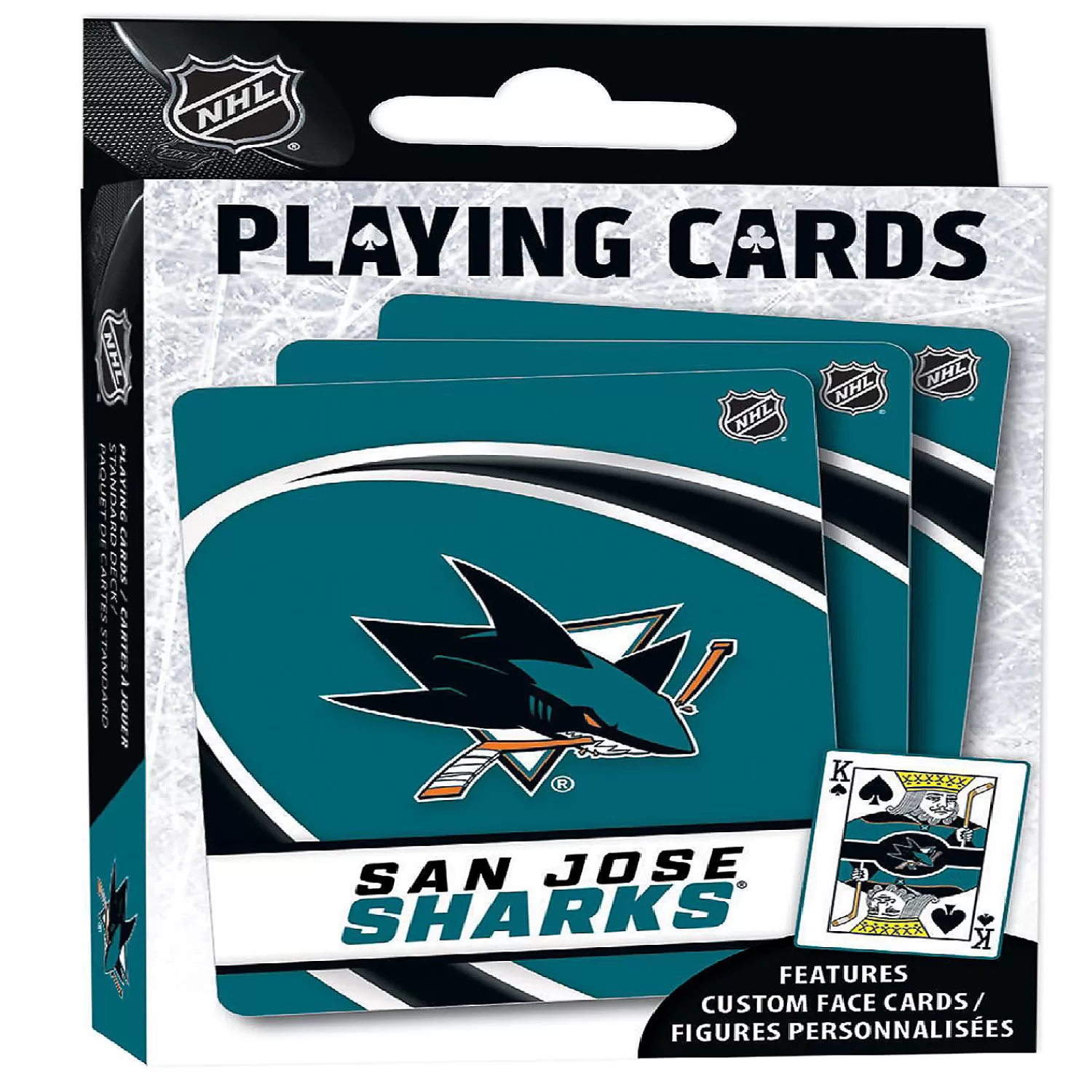 Oriental Trading Playing Cards*Masterpieces San Jose Sharks Playing Cards