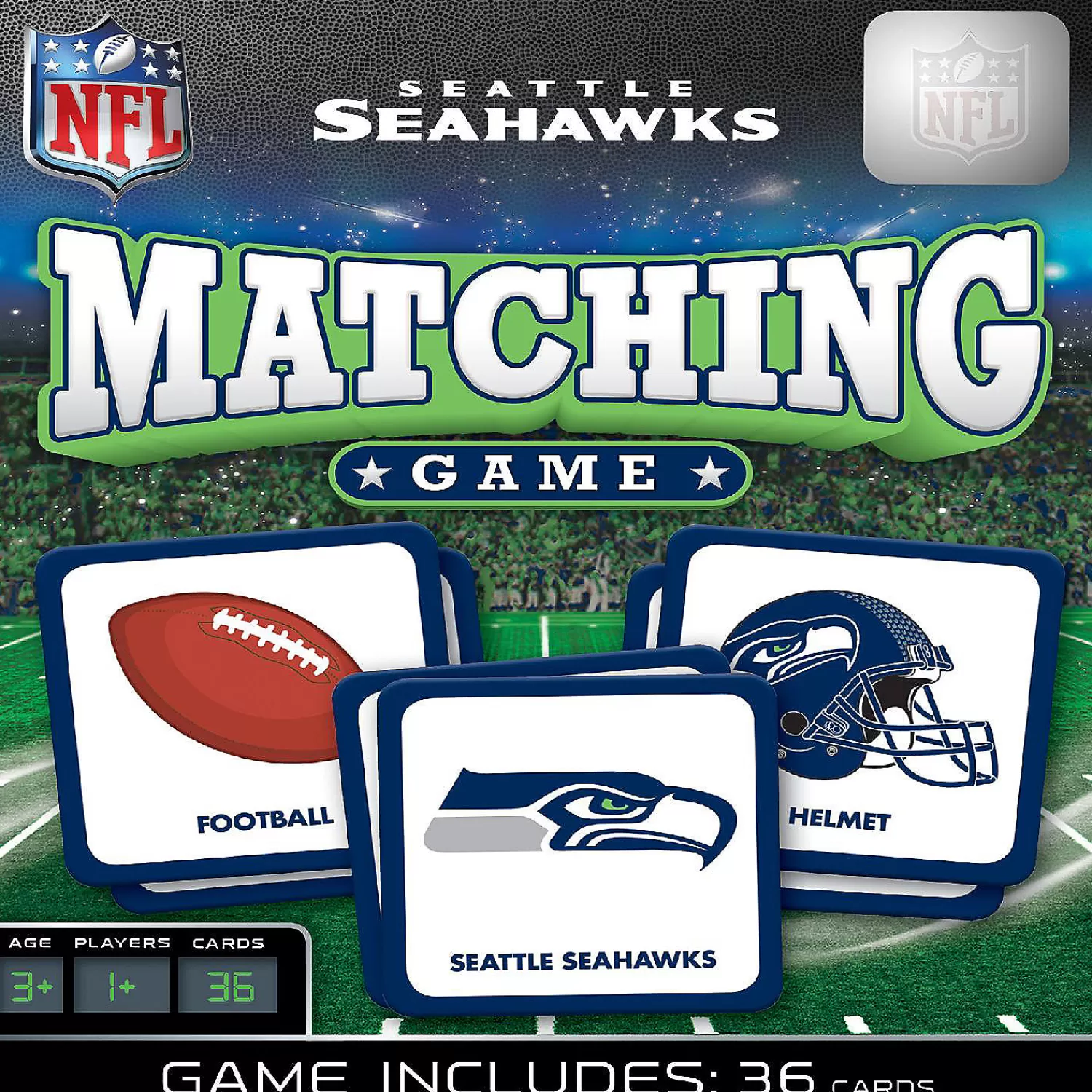 Oriental Trading Playing Cards*Masterpieces Seattle Seahawks Matching Game