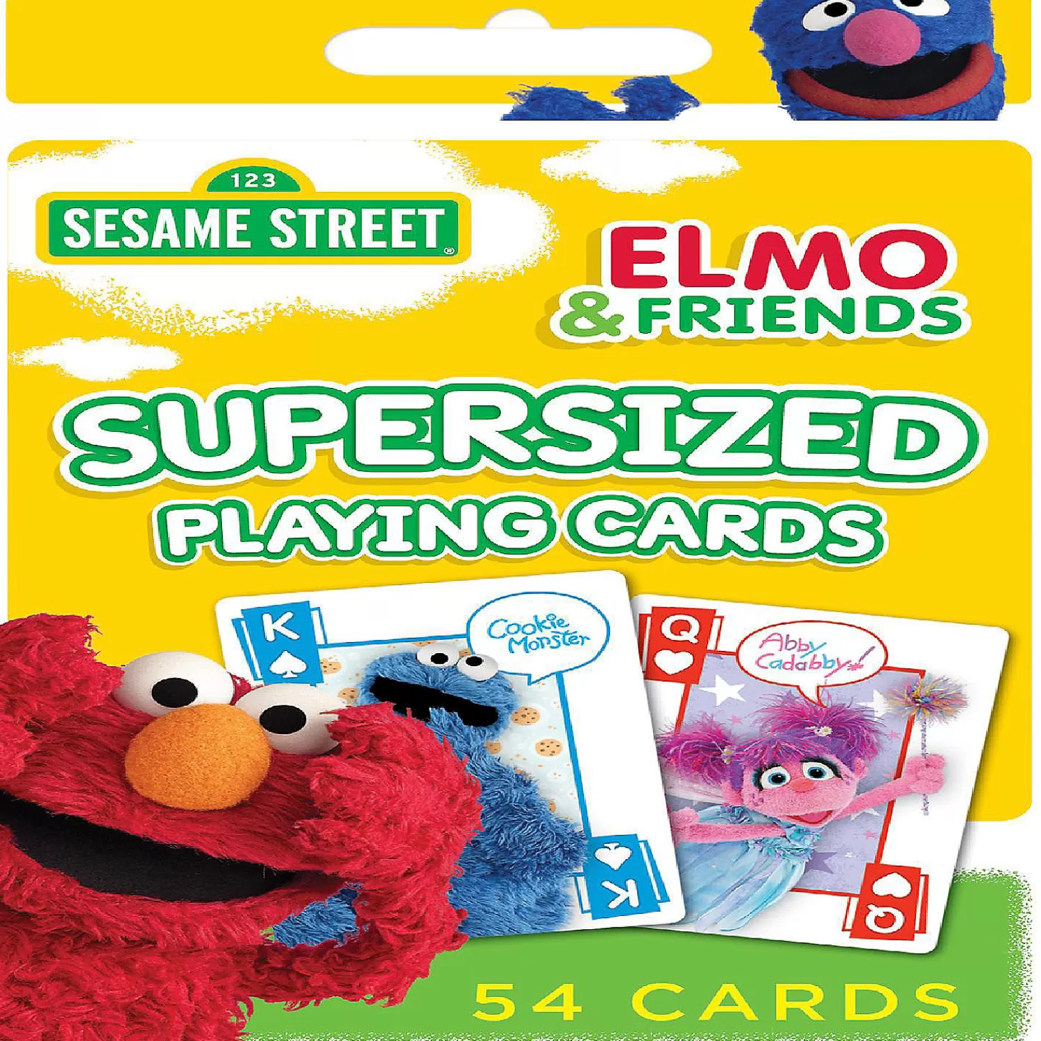 Oriental Trading Playing Cards*Masterpieces Sesame Street Supersized Playing Cards