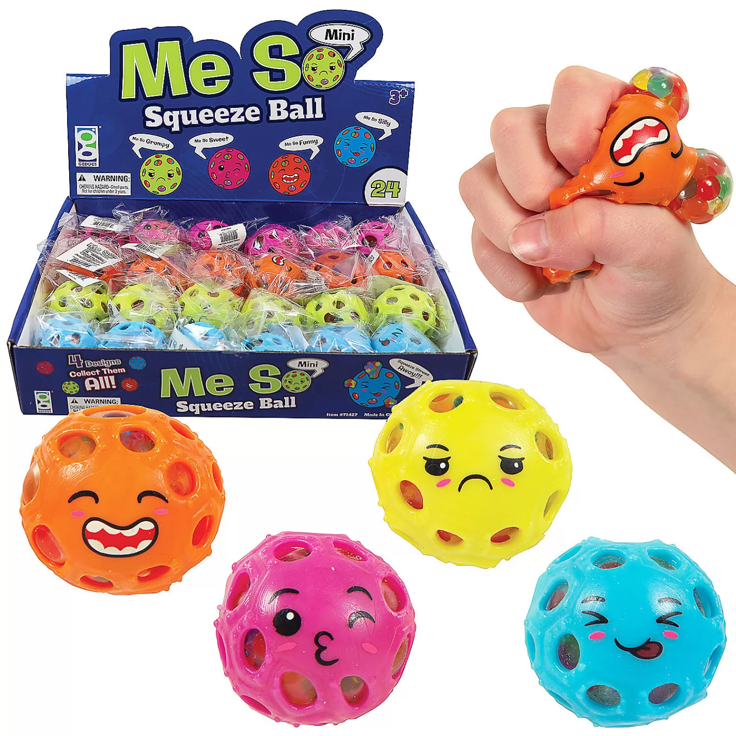 Oriental Trading Putty & Squishy Toys*Me So Mini Squeeze Balls - 24 Pc.