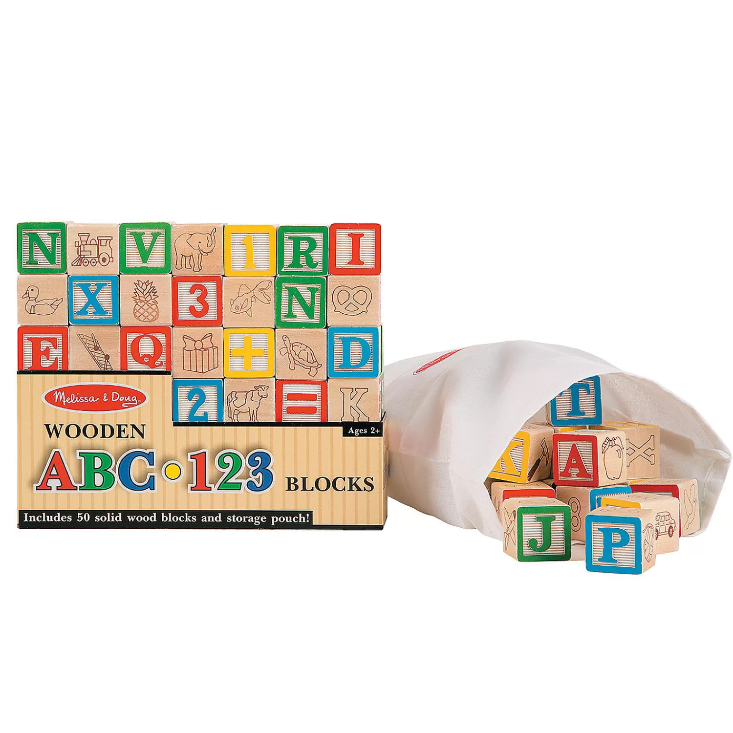 Oriental Trading Building Blocks*Melissa & Doug® Abc & Number Building Blocks Set - 51 Pc.