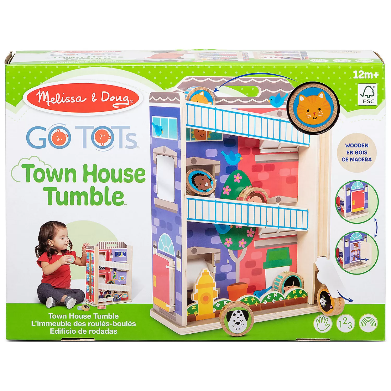 Oriental Trading Play Sets*Melissa & Doug Go Tots Town House Tumble