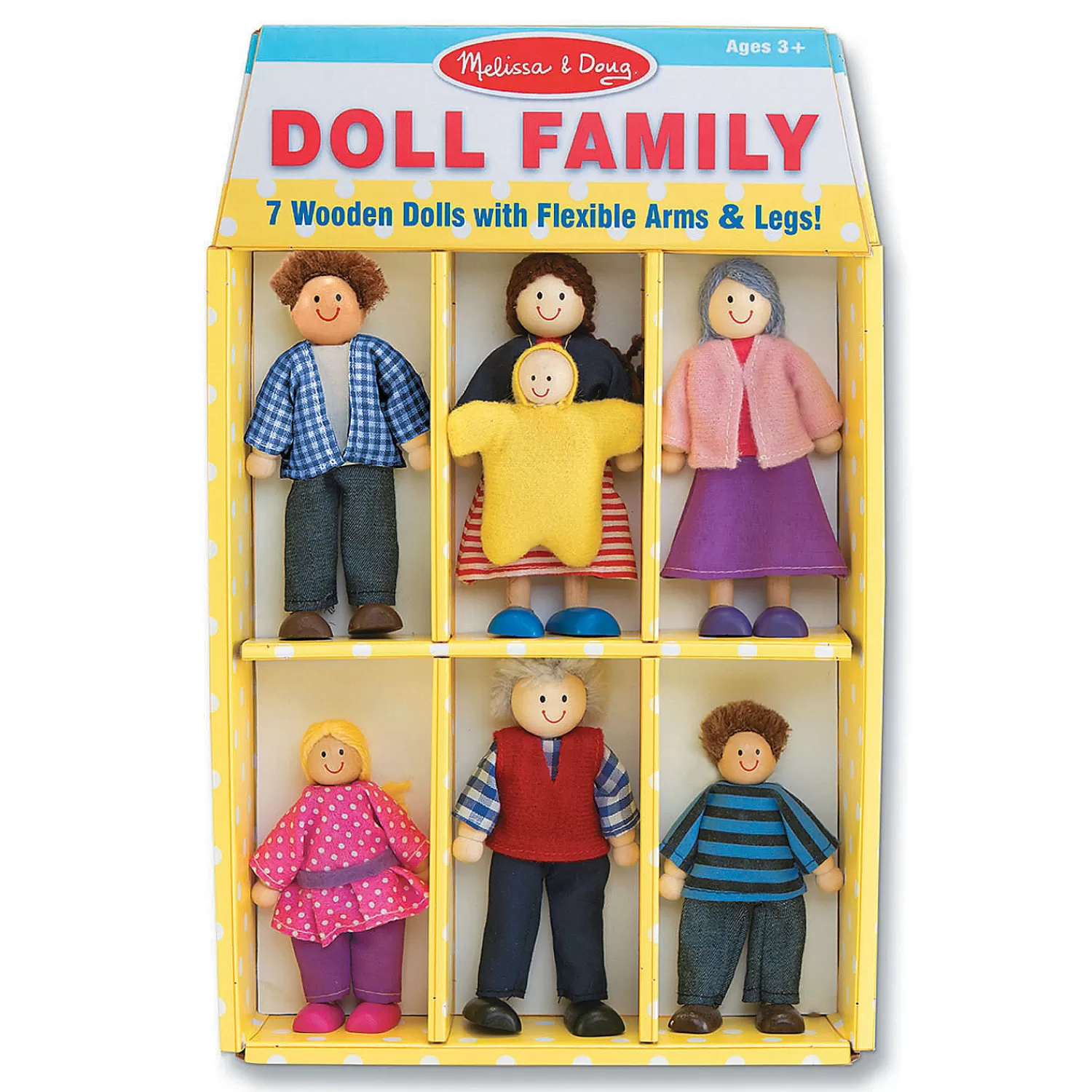 Oriental Trading Play Sets*Melissa & Doug Wooden Family Doll Set