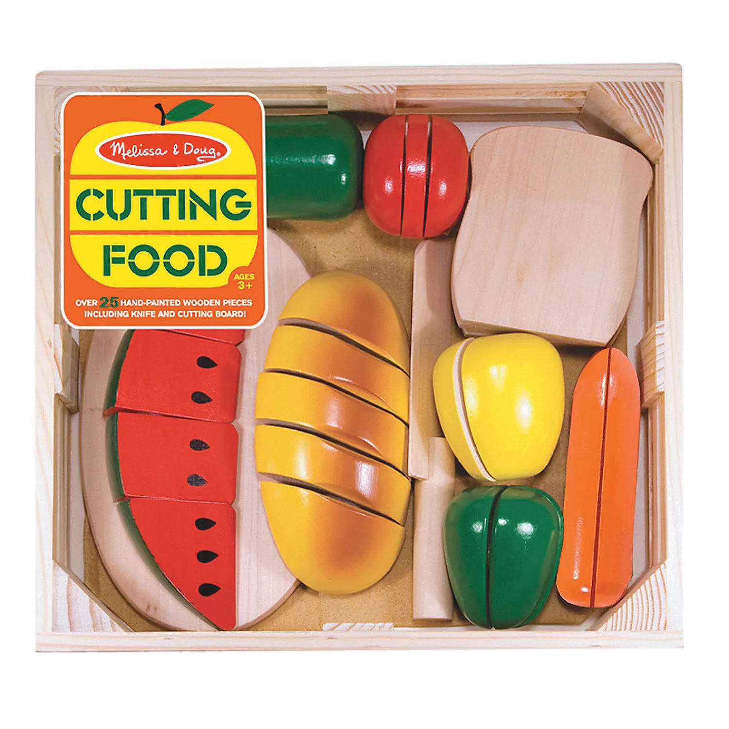 Oriental Trading Pretend Play*Melissa & Doug Wooden Food Set With Crate