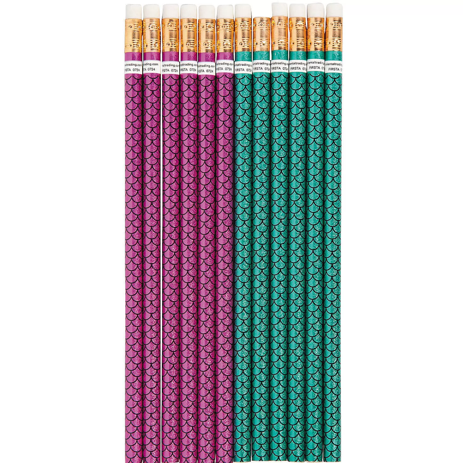 Oriental Trading Pencils*Mermaid Pencils - 24Pc.