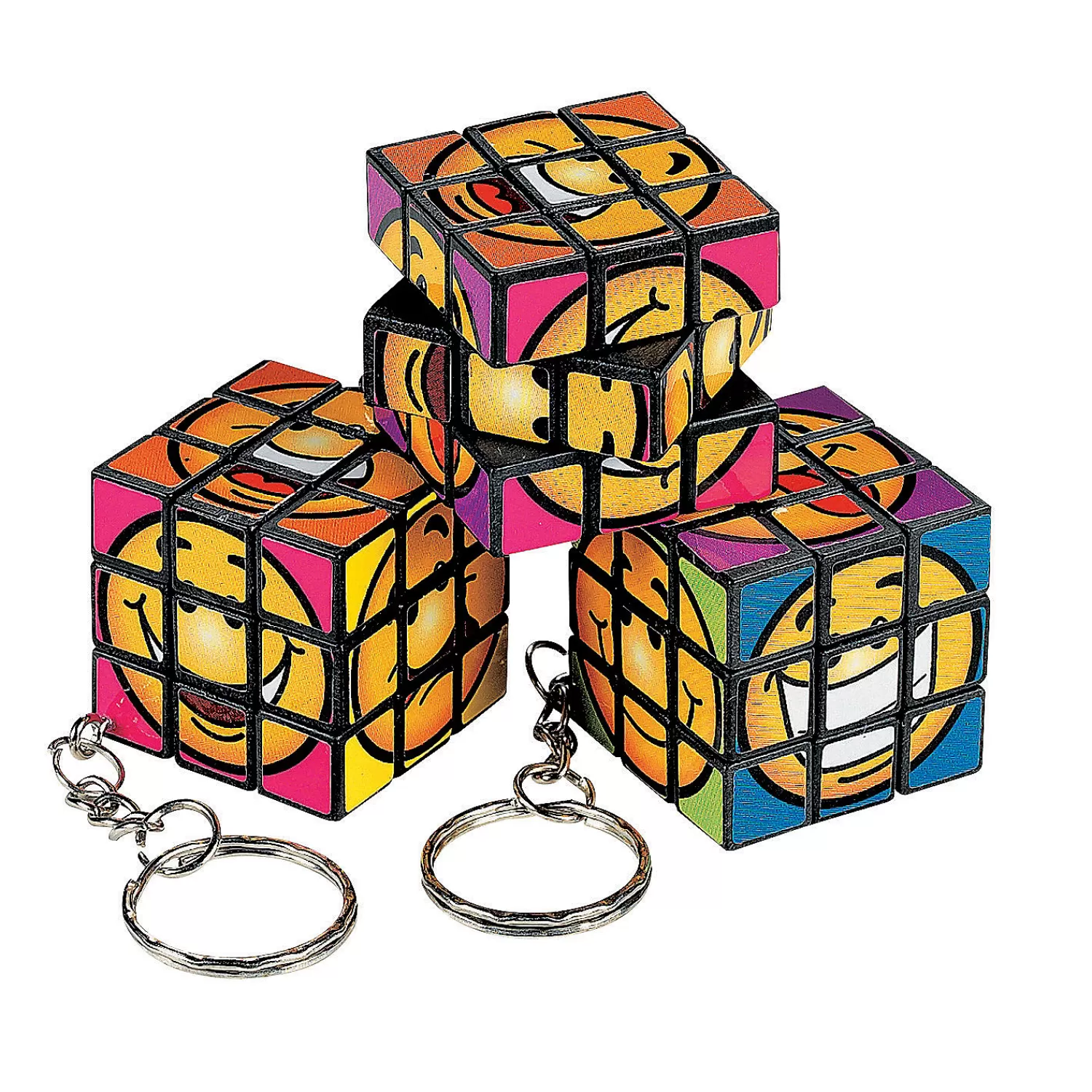 Oriental Trading Puzzles*Mini Fun Puzzle Cube Keychains - 12 Pc.