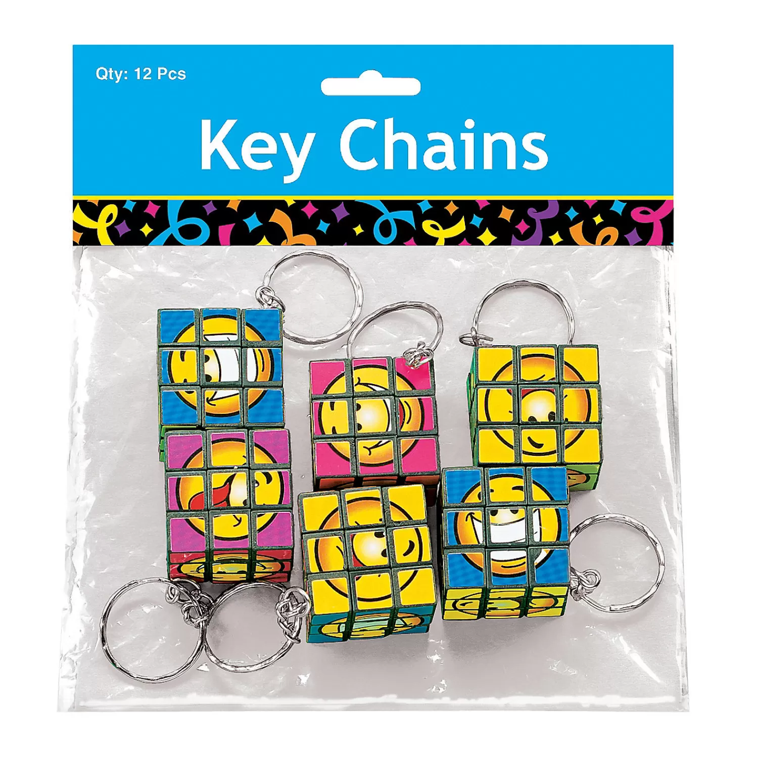 Oriental Trading Puzzles*Mini Fun Puzzle Cube Keychains - 12 Pc.