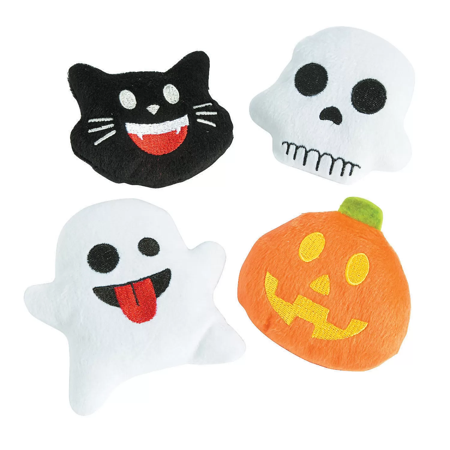 Oriental Trading Stuffed Animals & Plush Toys*Mini Halloween Emojis Stuffed Characters - 12 Pc.