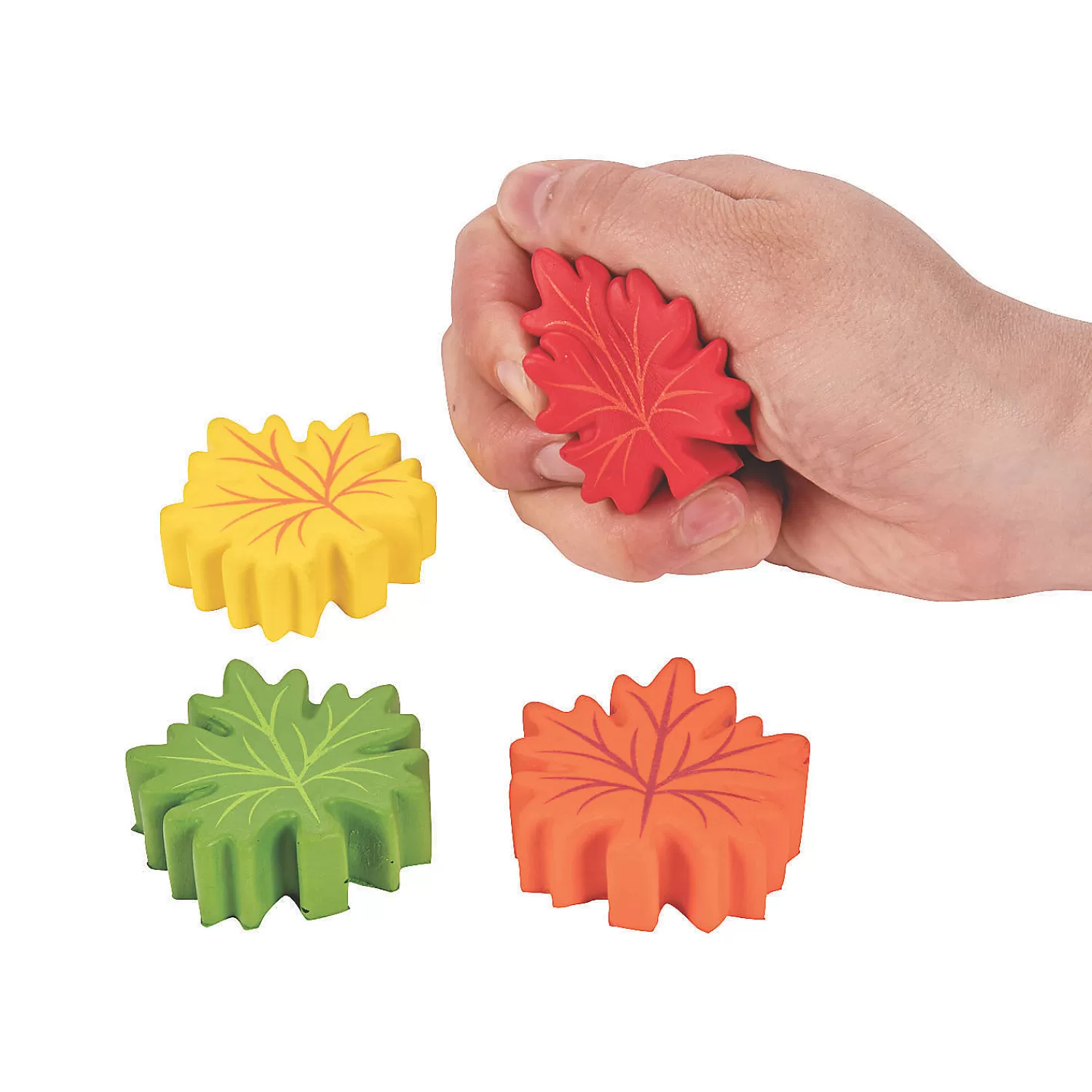 Oriental Trading Stress Balls & Toys*Mini Leaf-Shaped Stress Toys - 12 Pc.