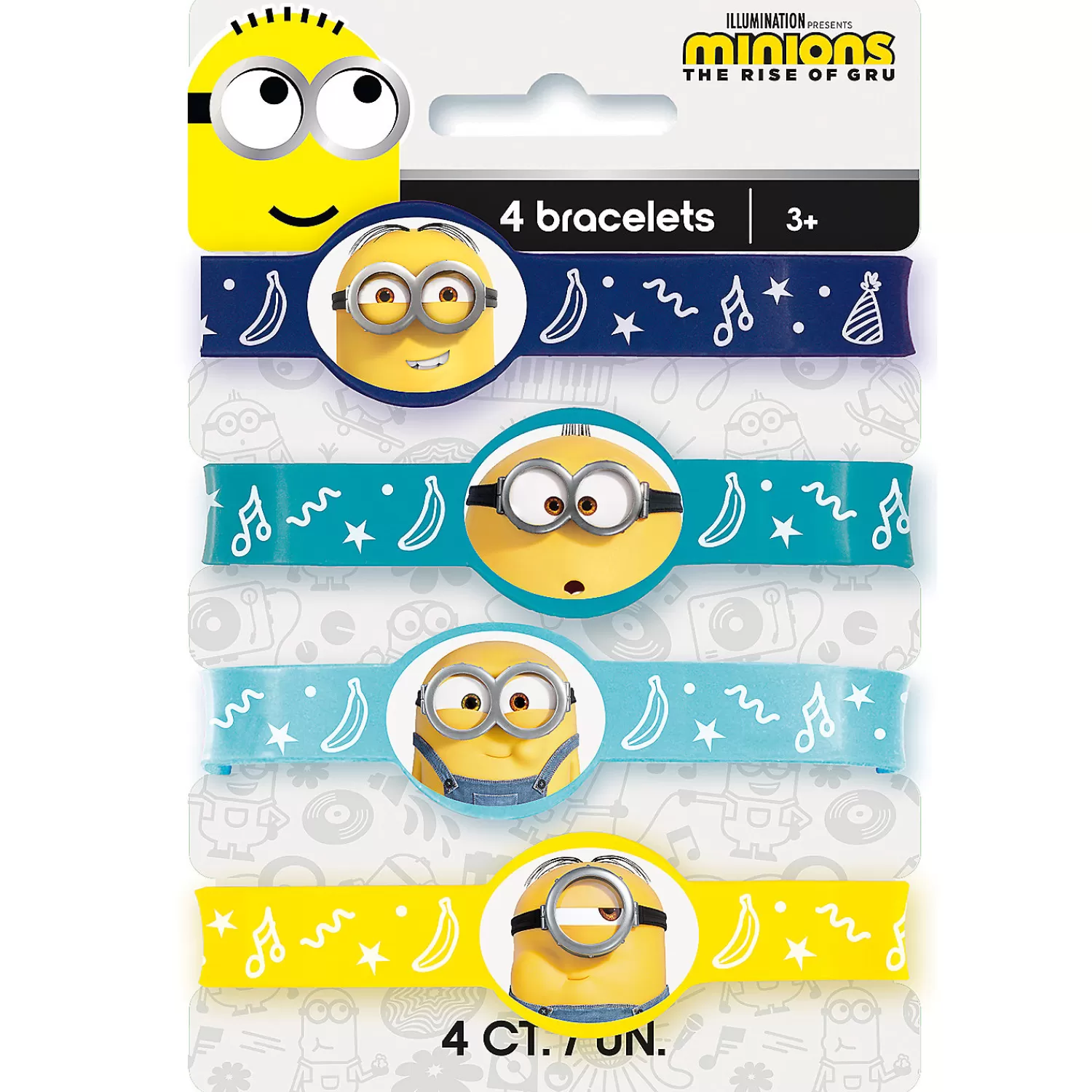 Oriental Trading Bracelets*Minions™ Rubber Bracelets - 4 Pc.