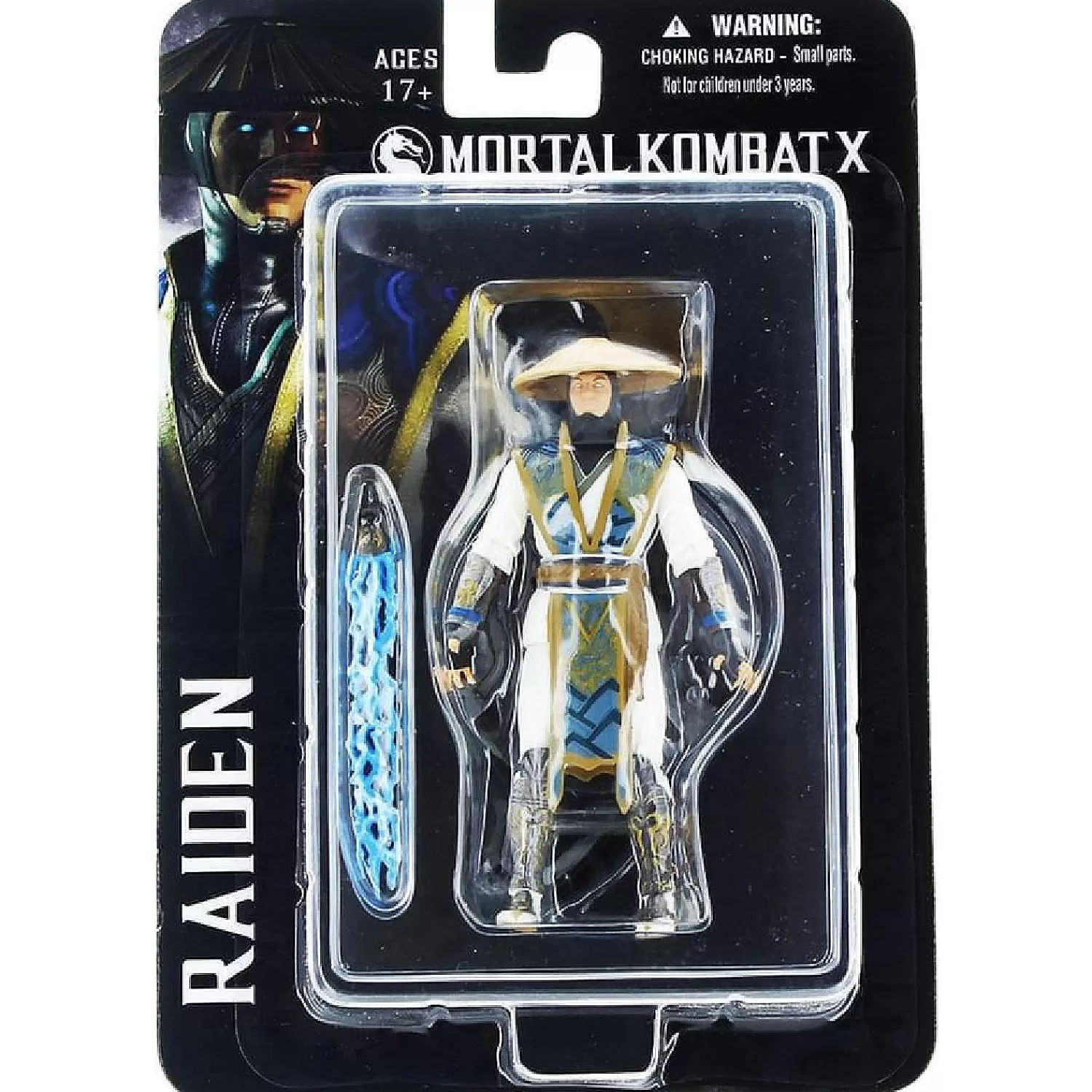 Oriental Trading Character Toys*Mortal Kombat X 3.75" Action Figure: Raiden