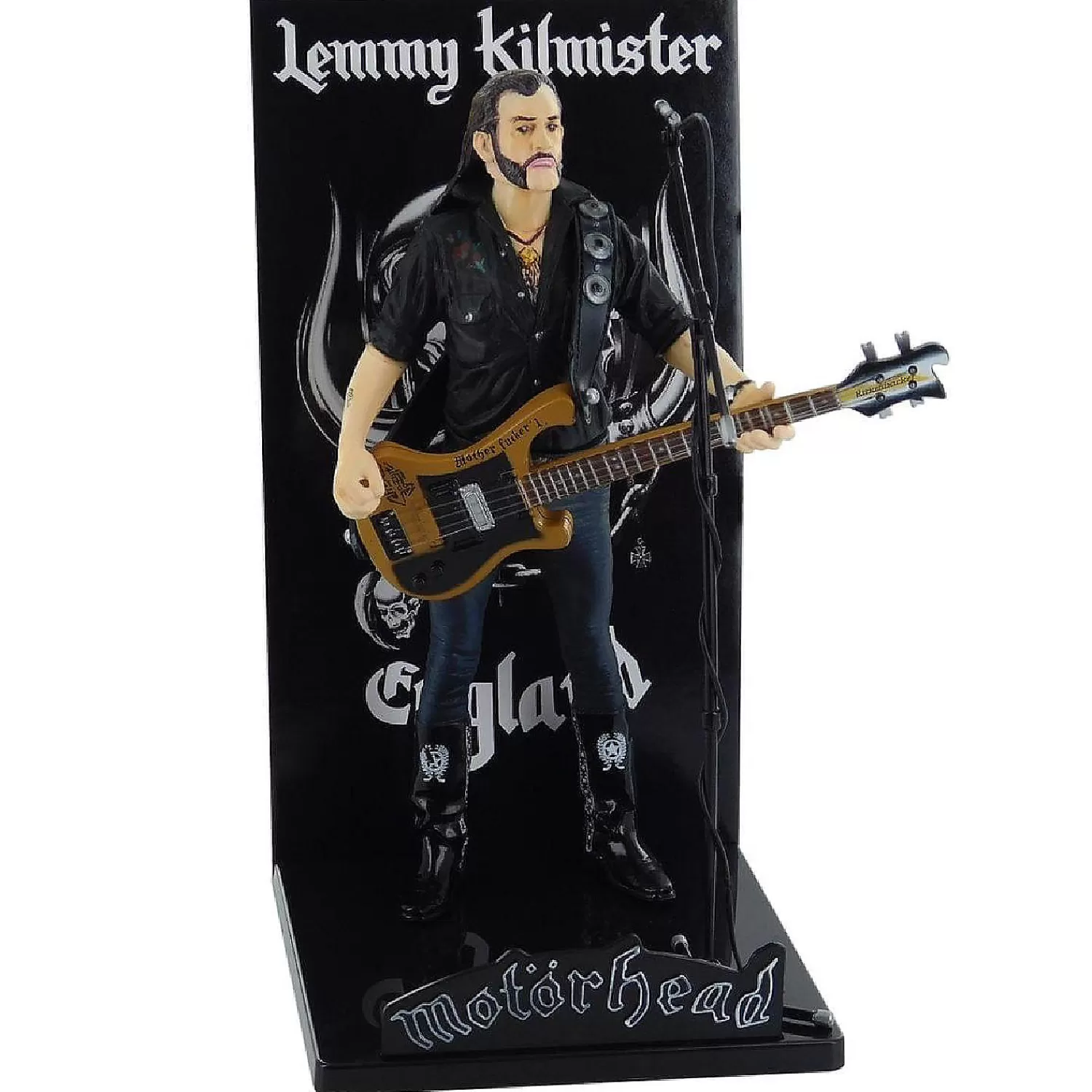 Oriental Trading Character Toys*Motorhead Lemmy Kilmister Deluxe Figure Guitar Black Pickguard