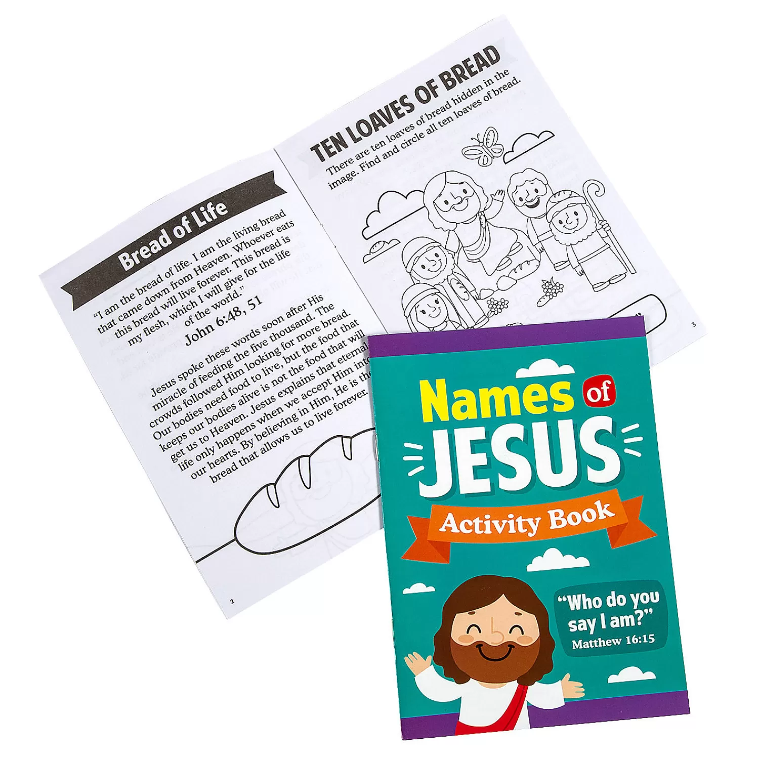 Oriental Trading Activity Books*Names Of Jesus Activity Books - 12 Pc.