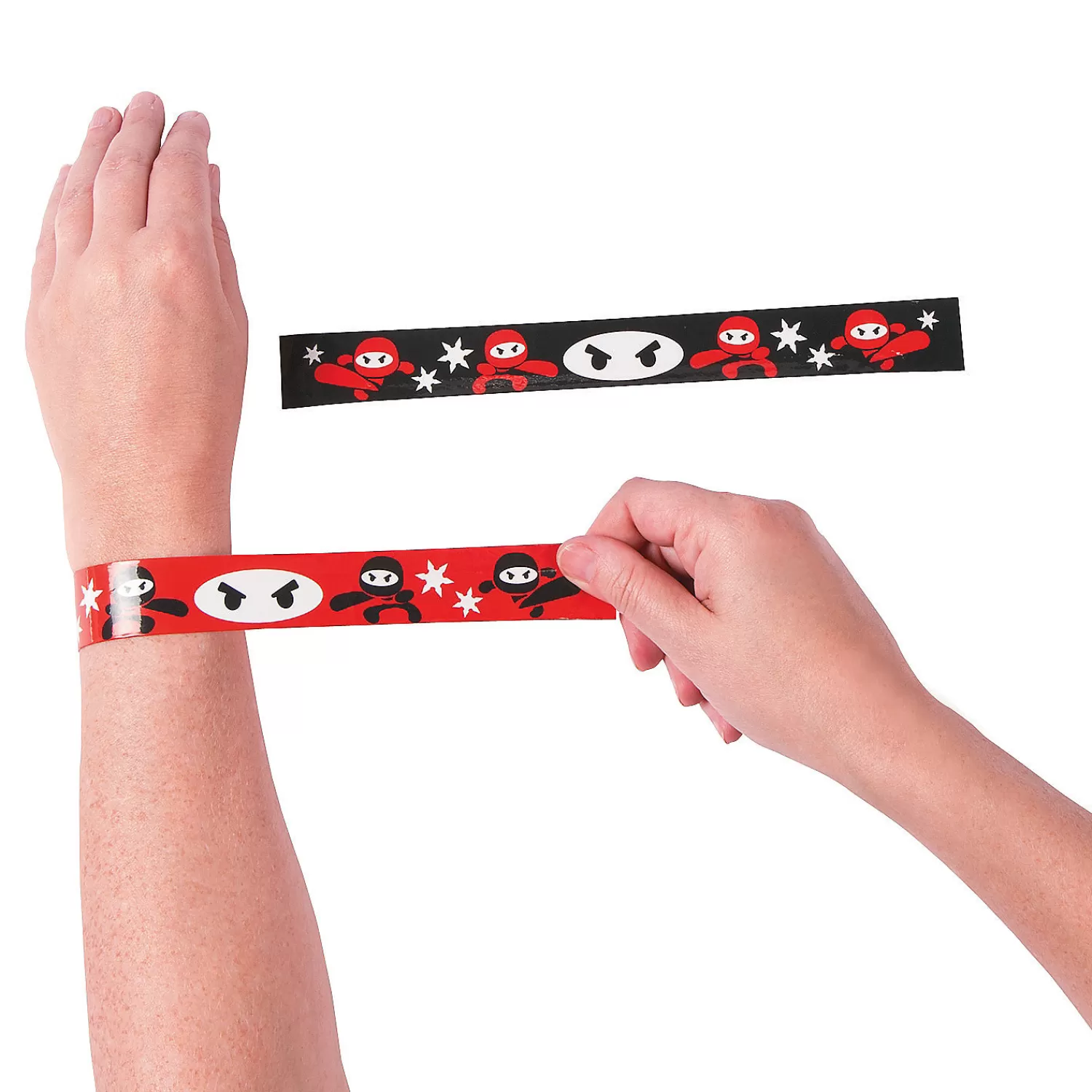 Oriental Trading Bracelets*Ninja Slap Bracelets - 12 Pc.