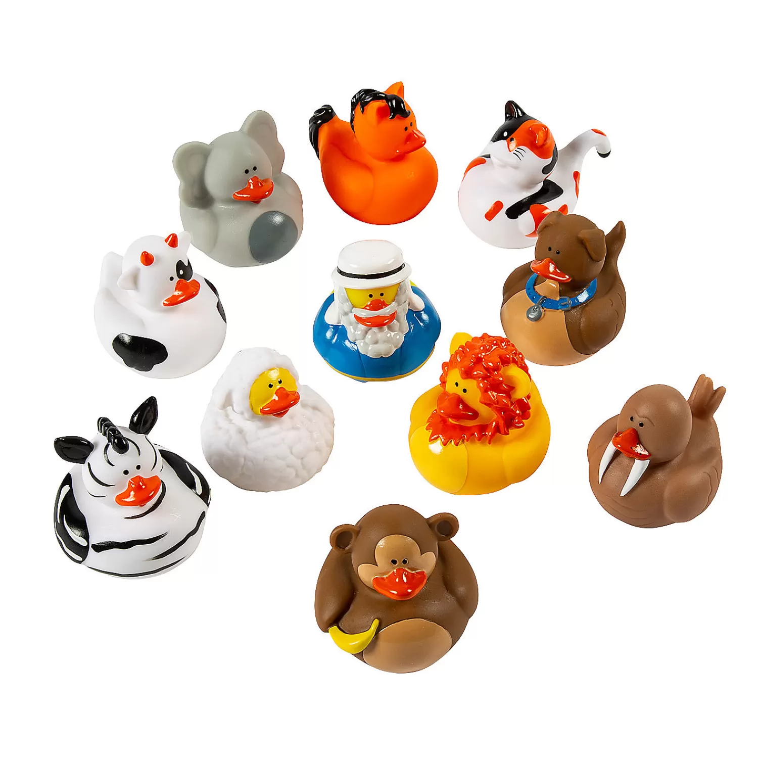 Oriental Trading Rubber Duckies*Noah's Ark Rubber Ducks - 21 Pc.