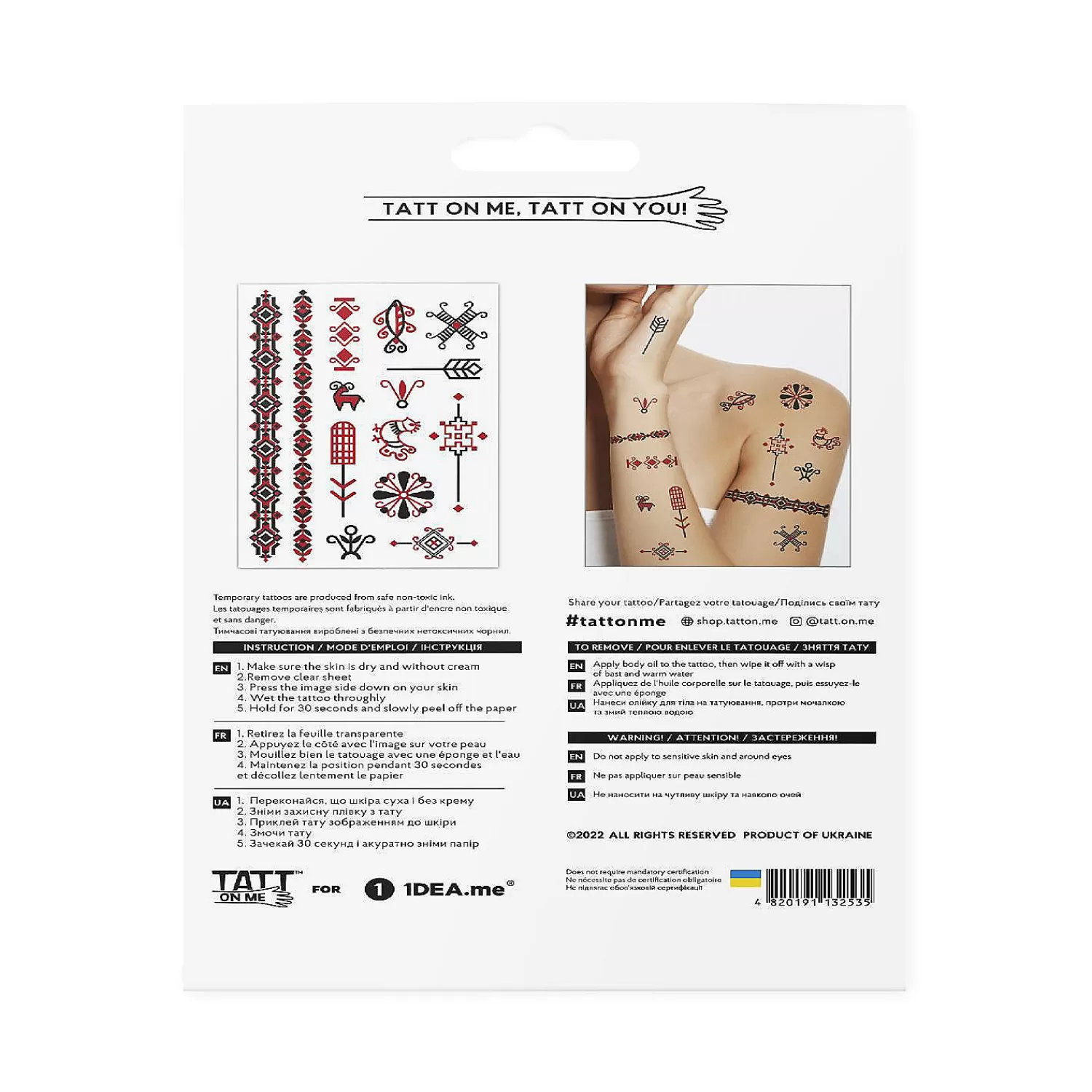 Oriental Trading Temporary Tattoos*Ornaments Mix Tattoo Set