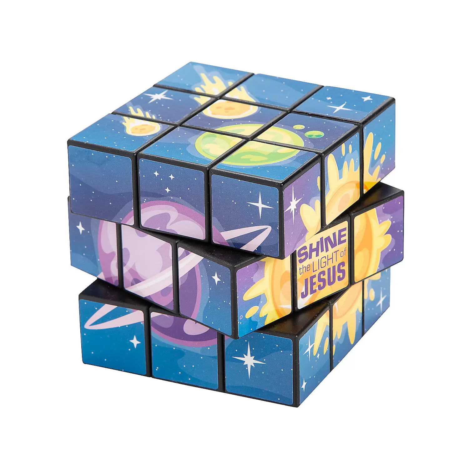 Oriental Trading Puzzles*Outer Space Vbs Puzzle Cubes - 12 Pc.