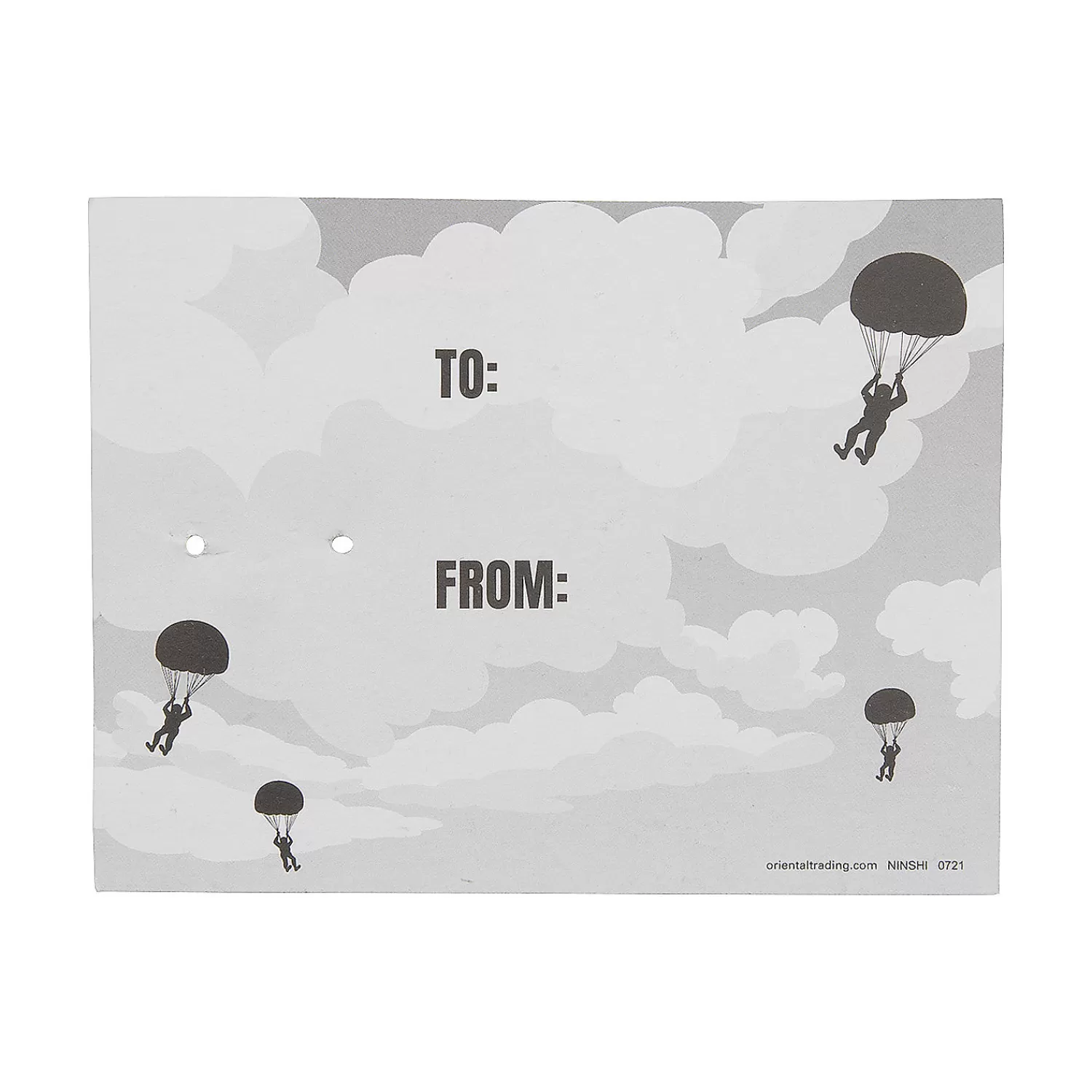 Oriental Trading Character Toys*Paratrooper Valentine Exchanges With Card For 24