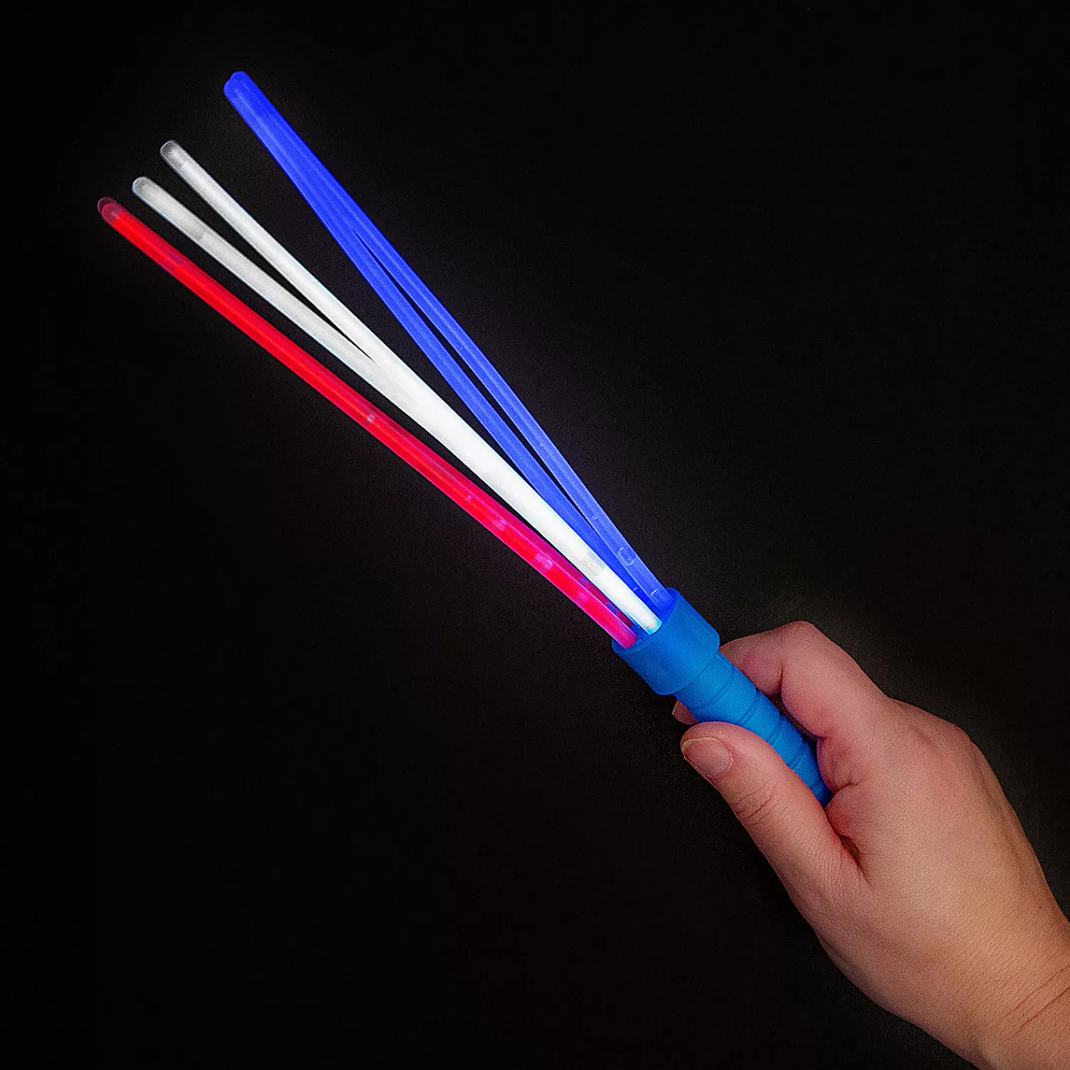 Oriental Trading Glow Sticks*Patriotic Glow Stick Spray Wands - 12 Pc.