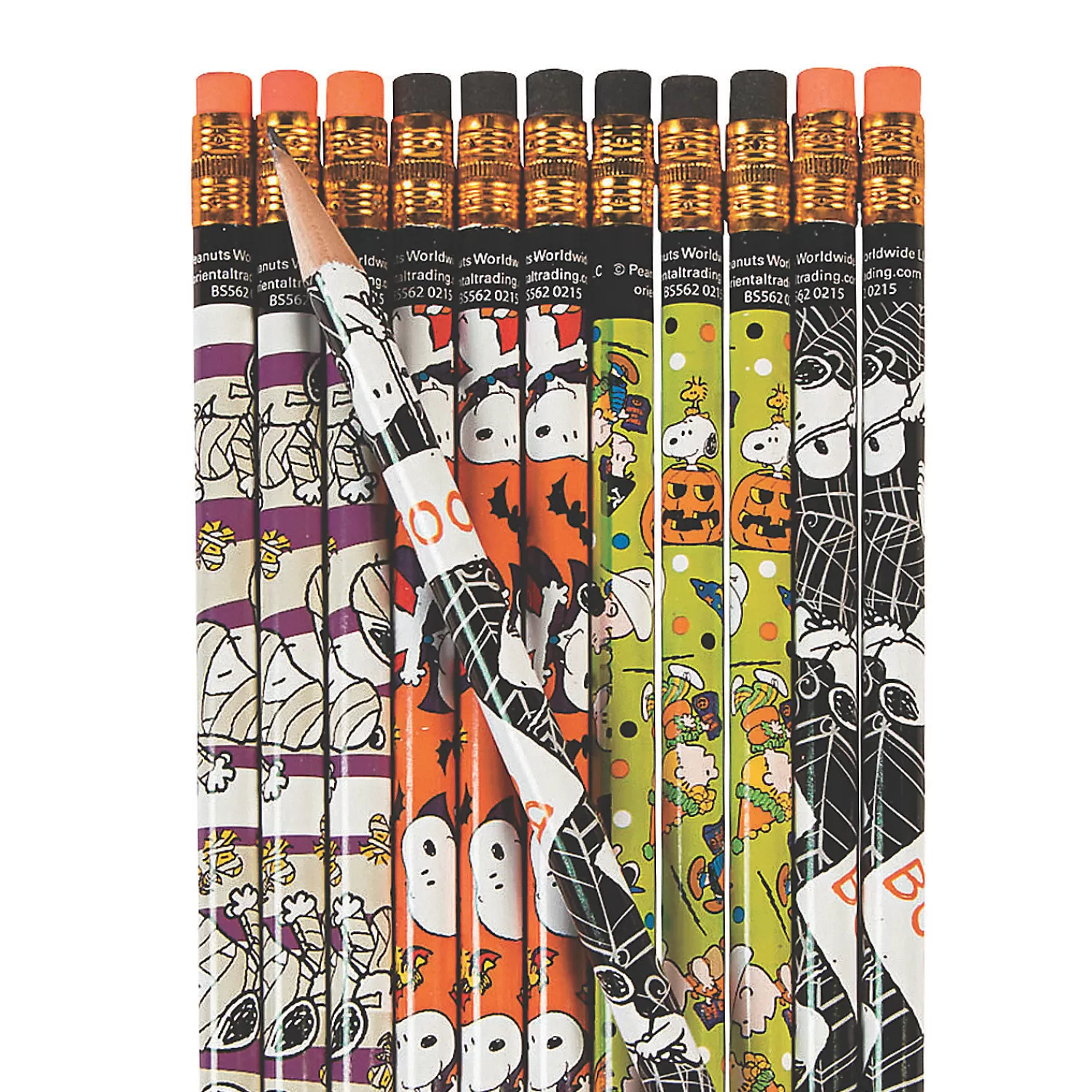 Oriental Trading Pencils*Peanuts® Halloween Pencil Assortment - 24 Pc.