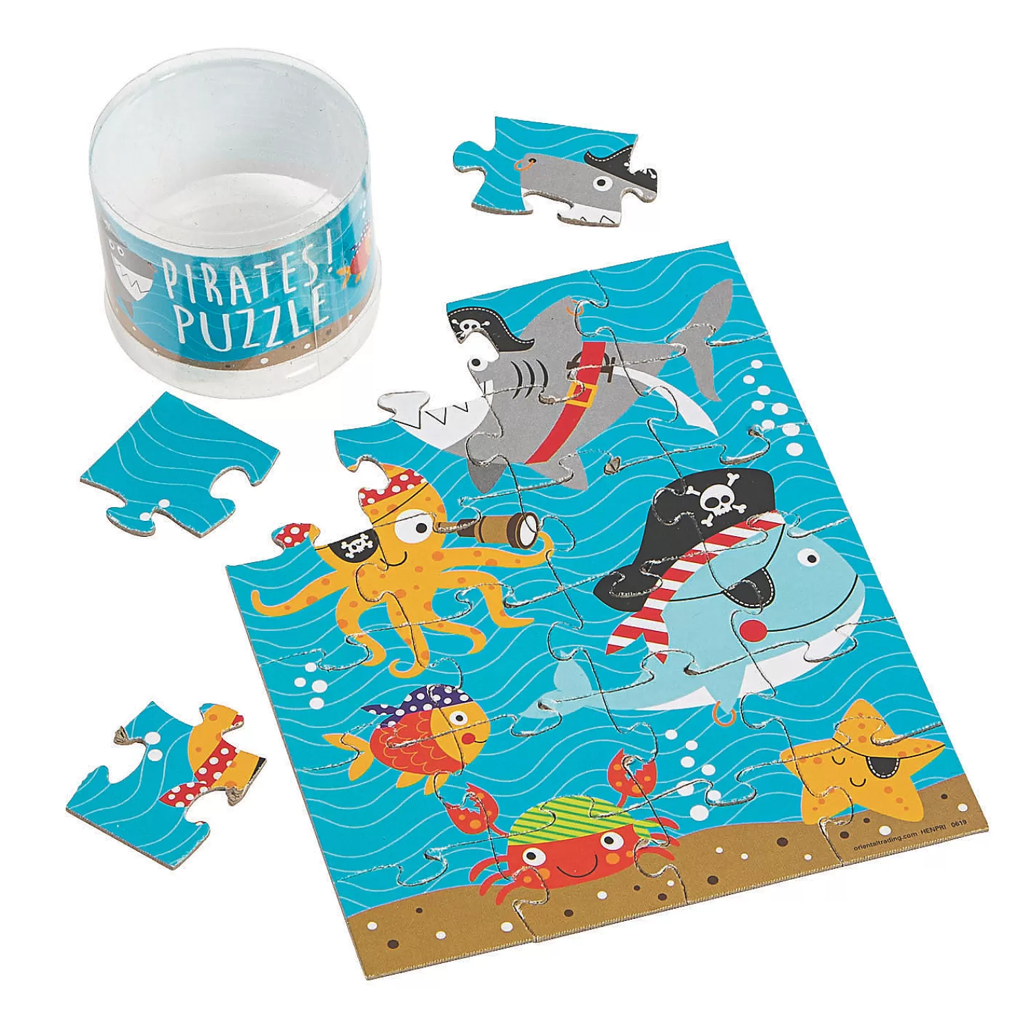 Oriental Trading Puzzles*Pirate Animal Puzzles - Set Of 12