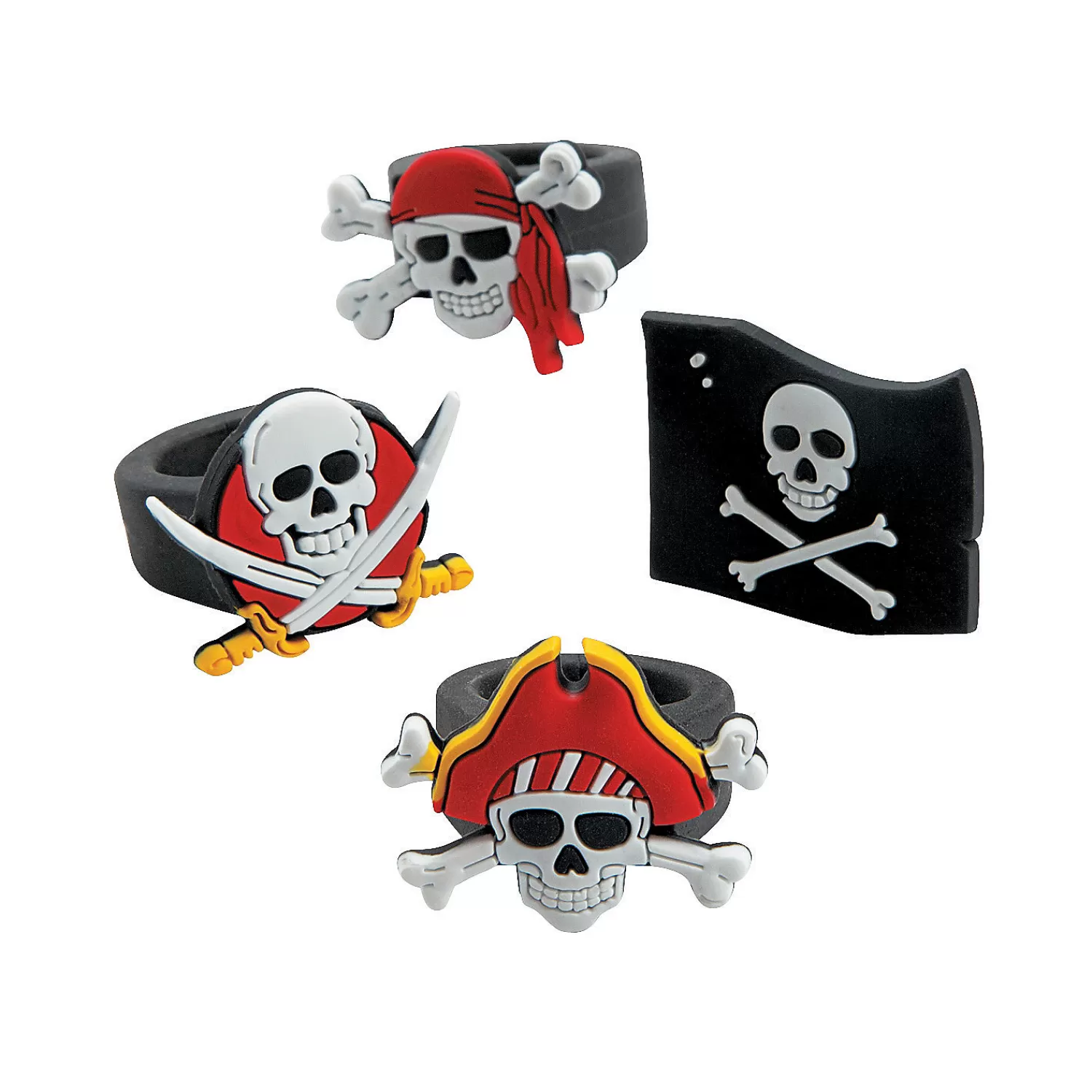 Oriental Trading Rings*Pirate Rings - 12 Pc.