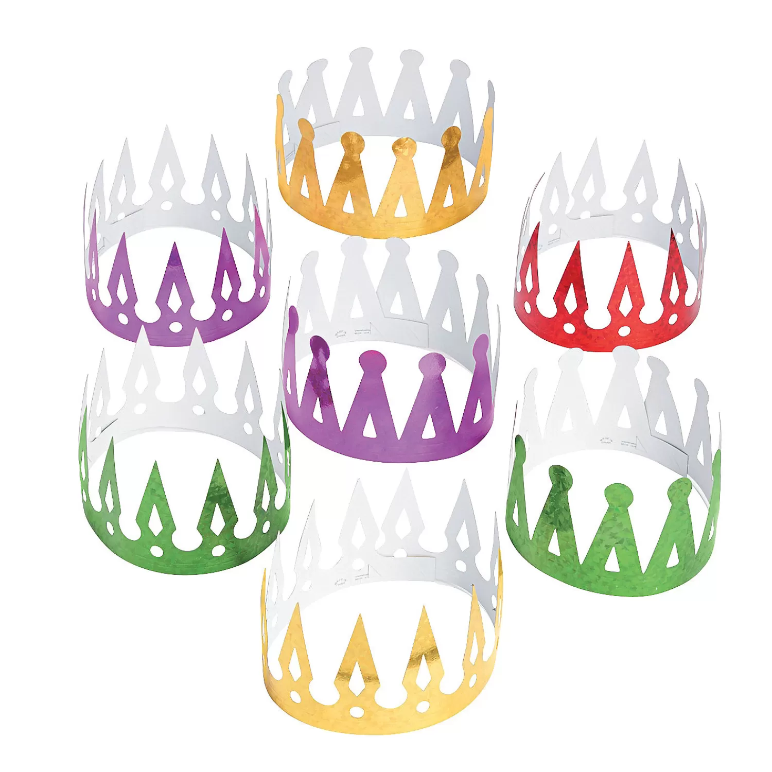 Oriental Trading Pretend Play*Prism Crowns - 12 Pc.